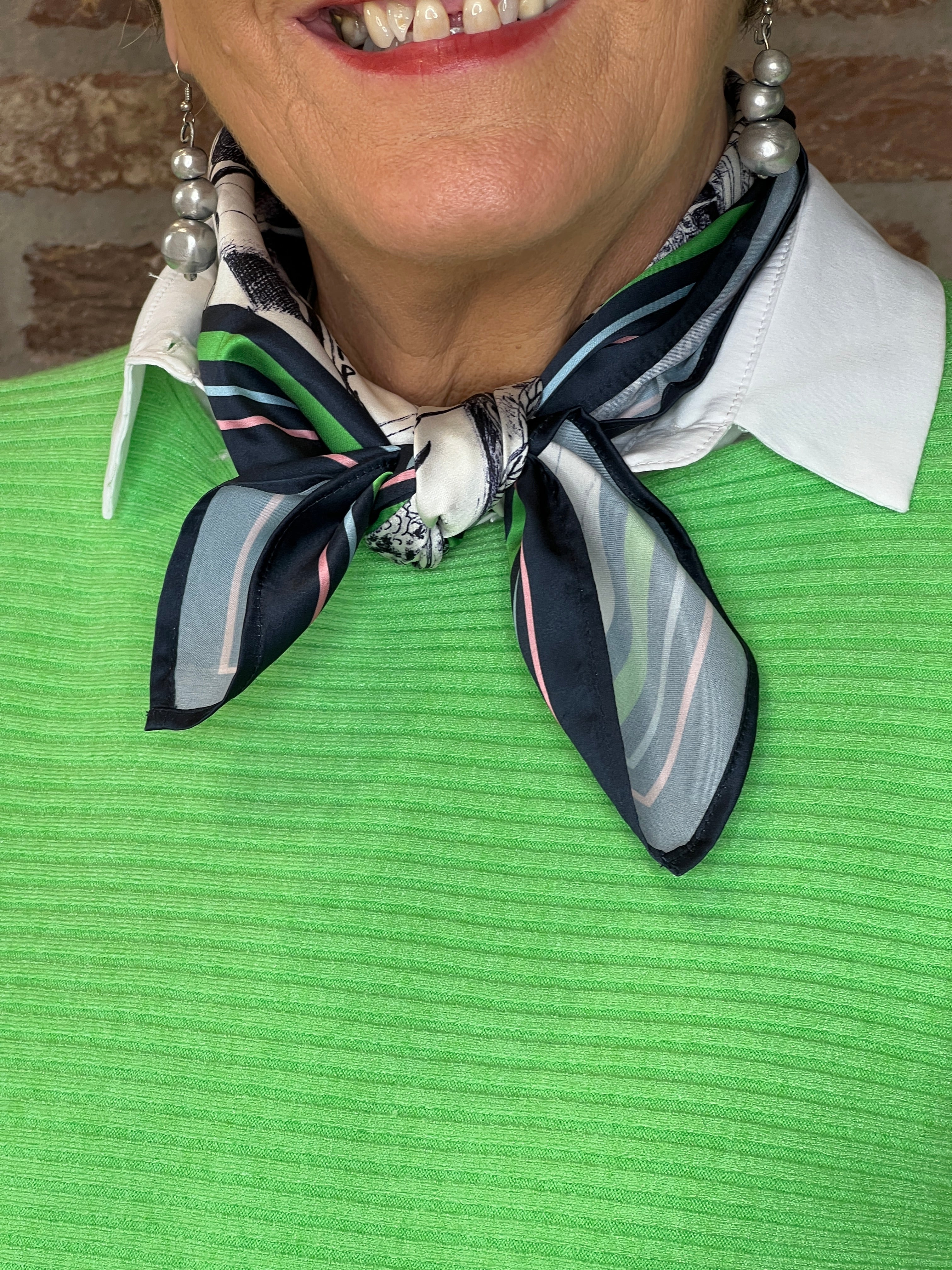Deck By Decollage Layering Knit In Lime