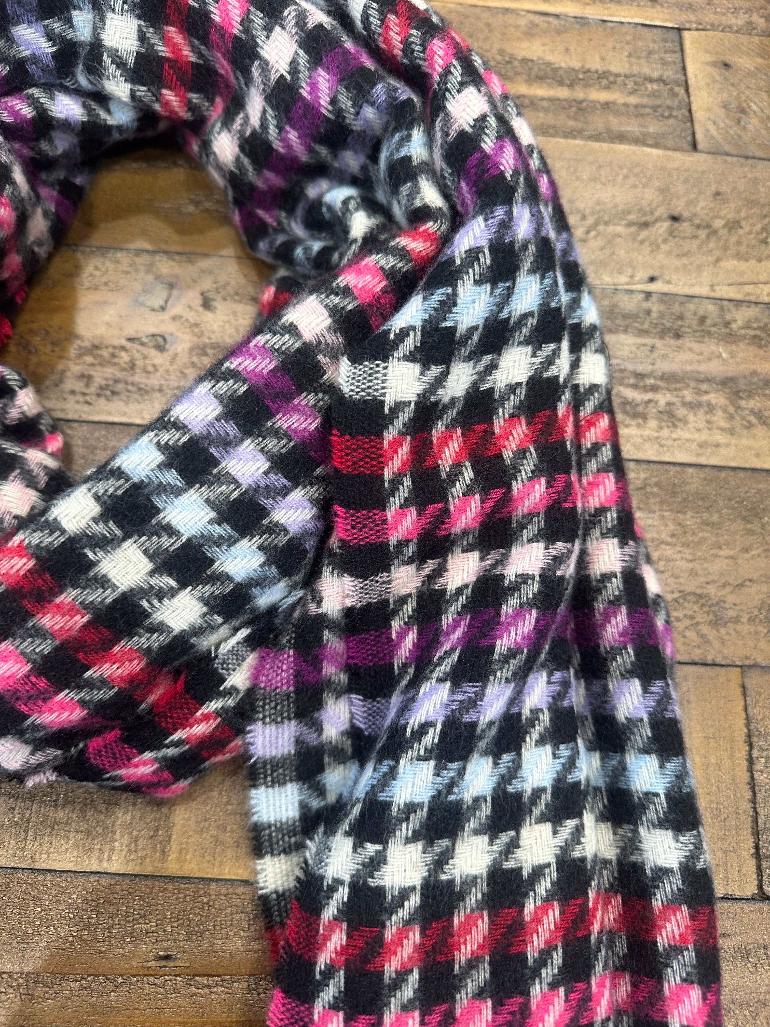 Street One Houndstooth Scarf In Multicoloured