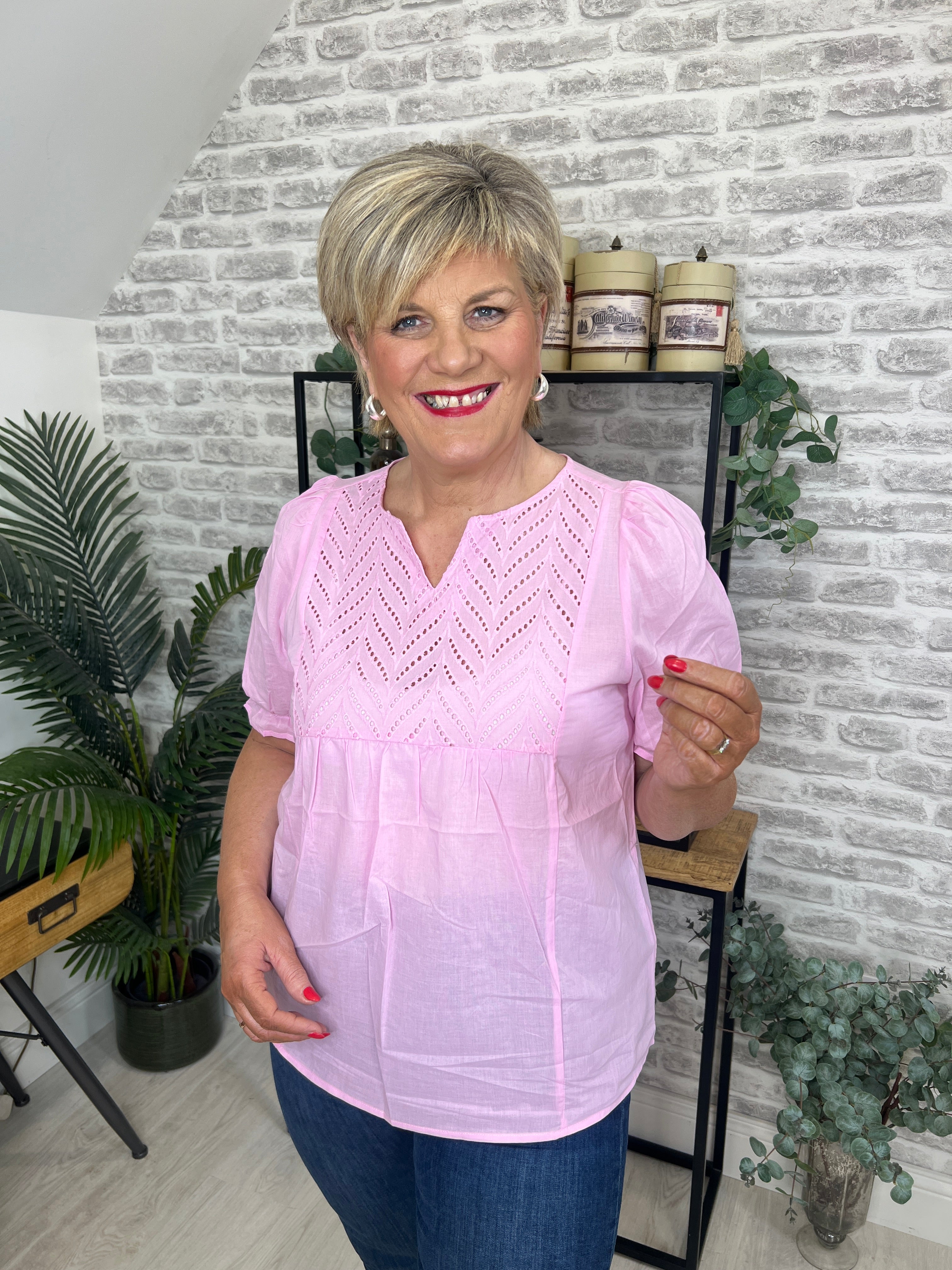 Culture Cumuxi Blouse In Lilac Sachet