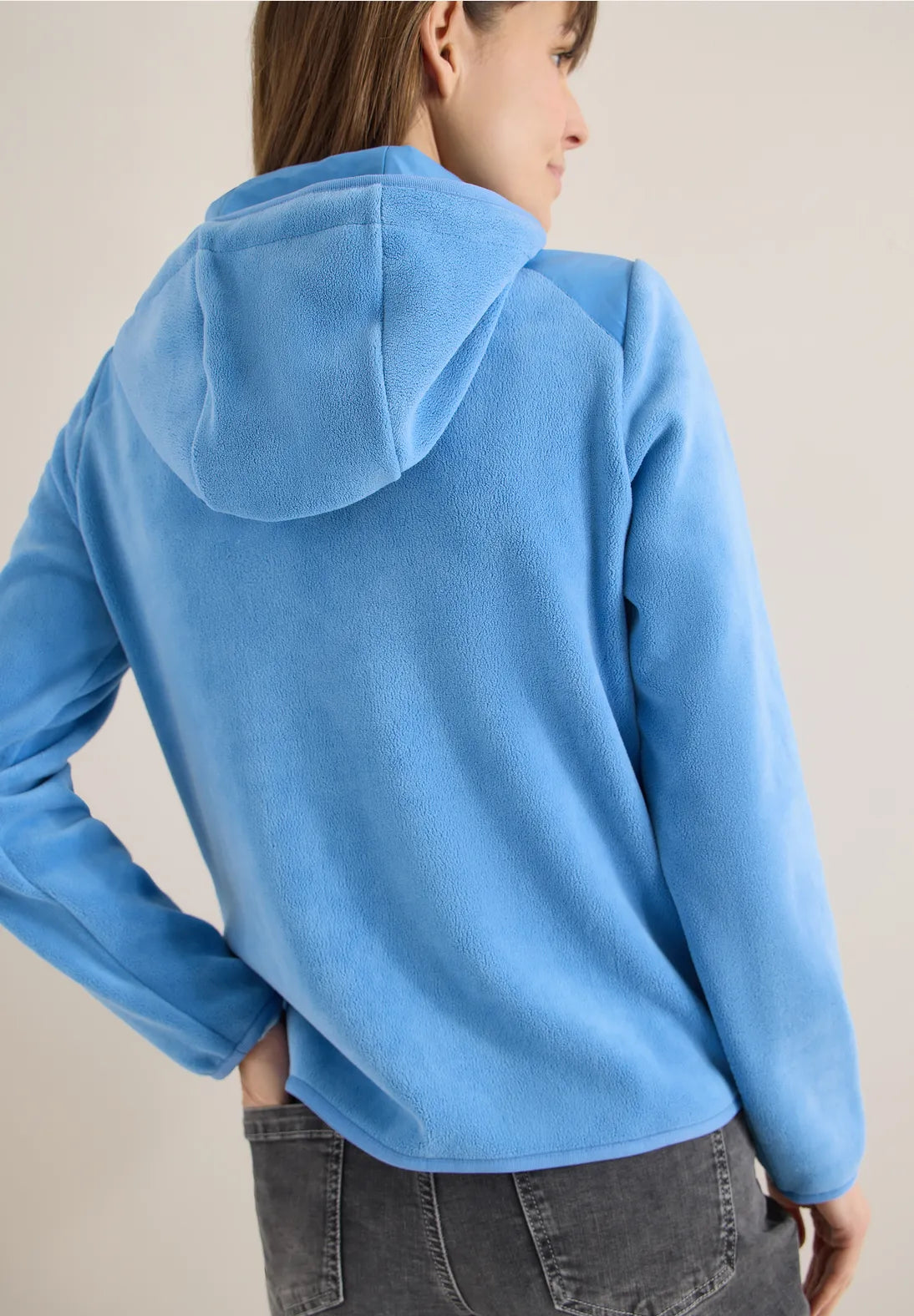 Cecil Fleece Jacket In Fountain Blue