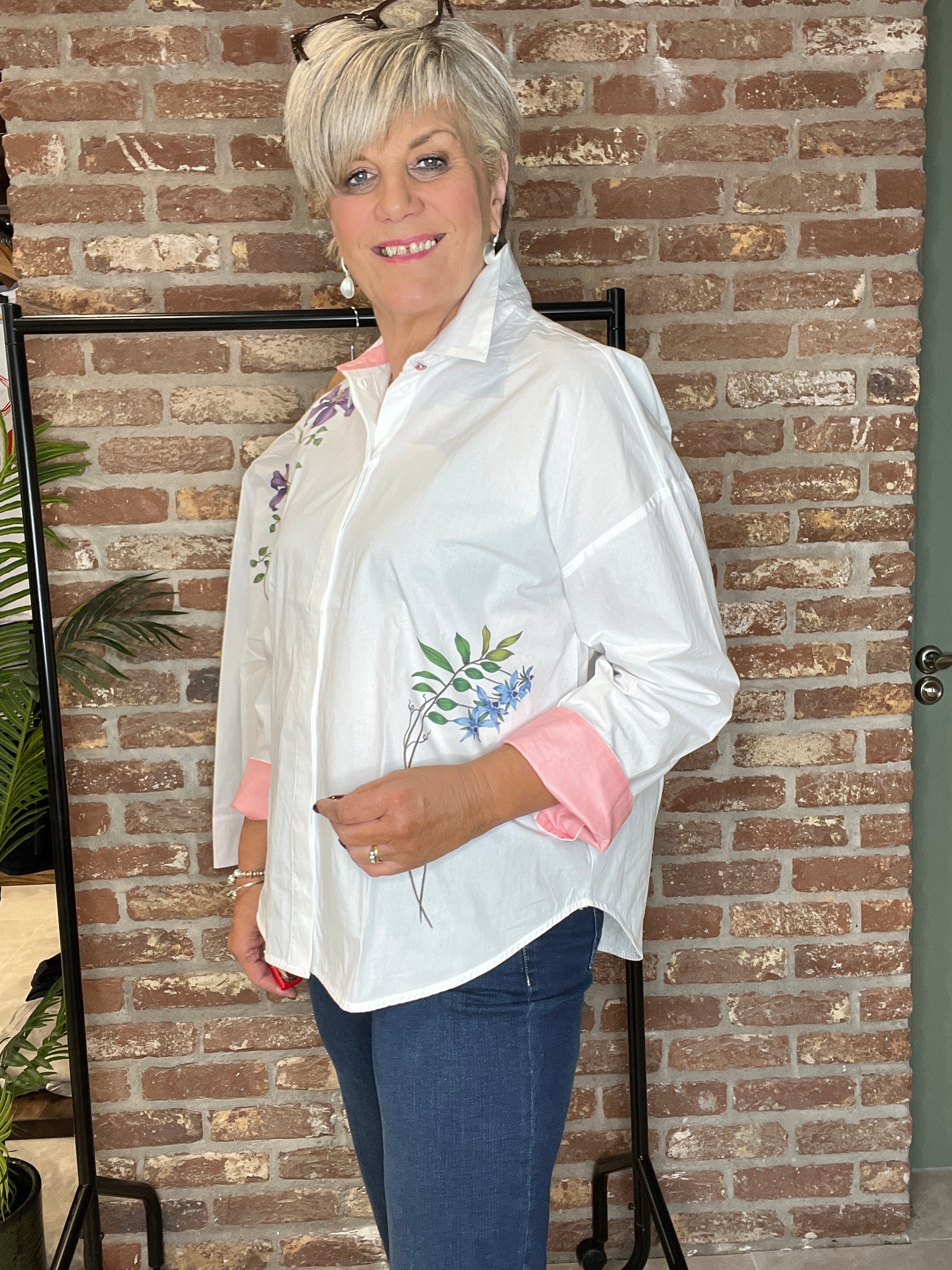 Nümph Nuflory Shirt In Bright White