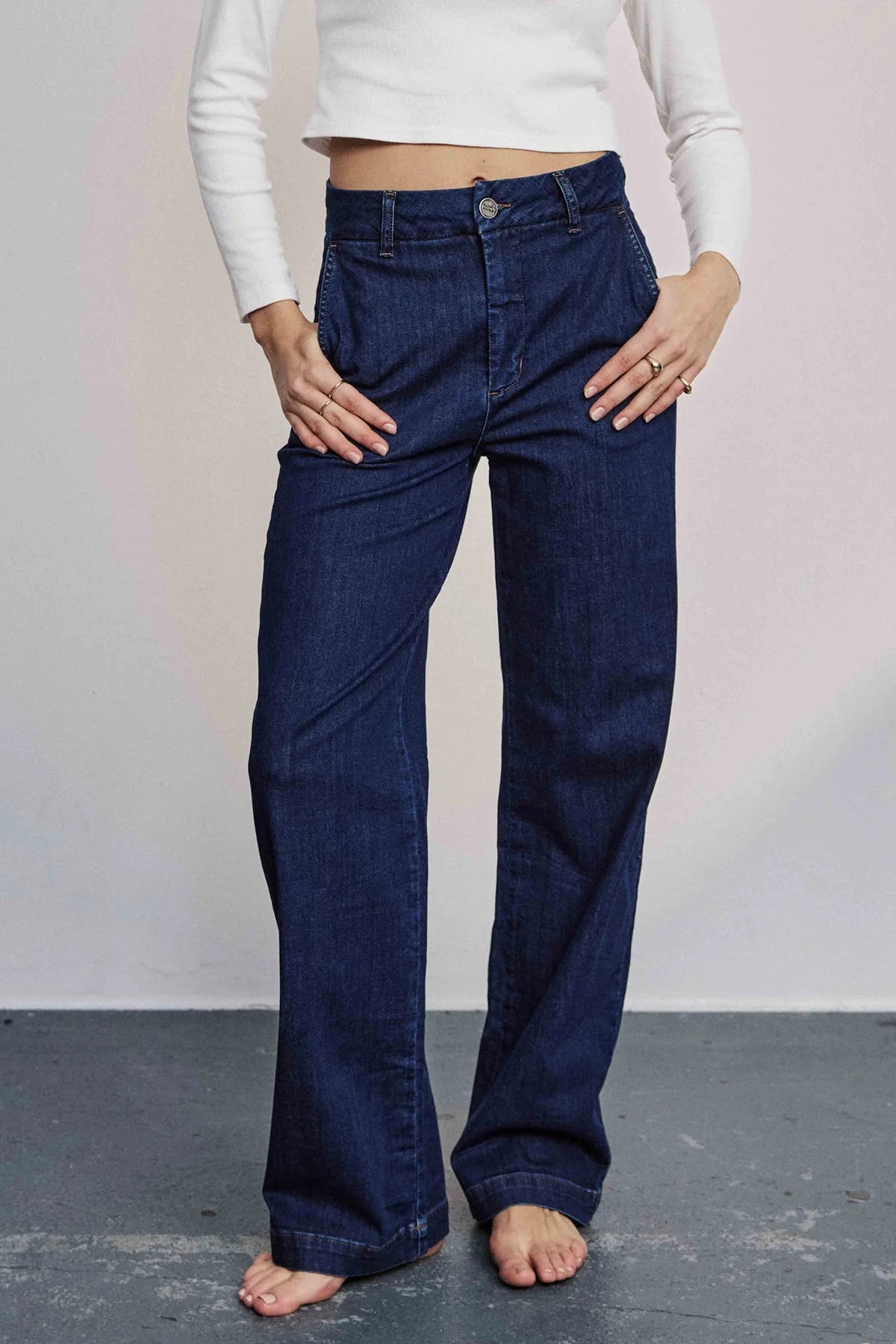 Nümph Nuamber jeans In Dark Blue Denim