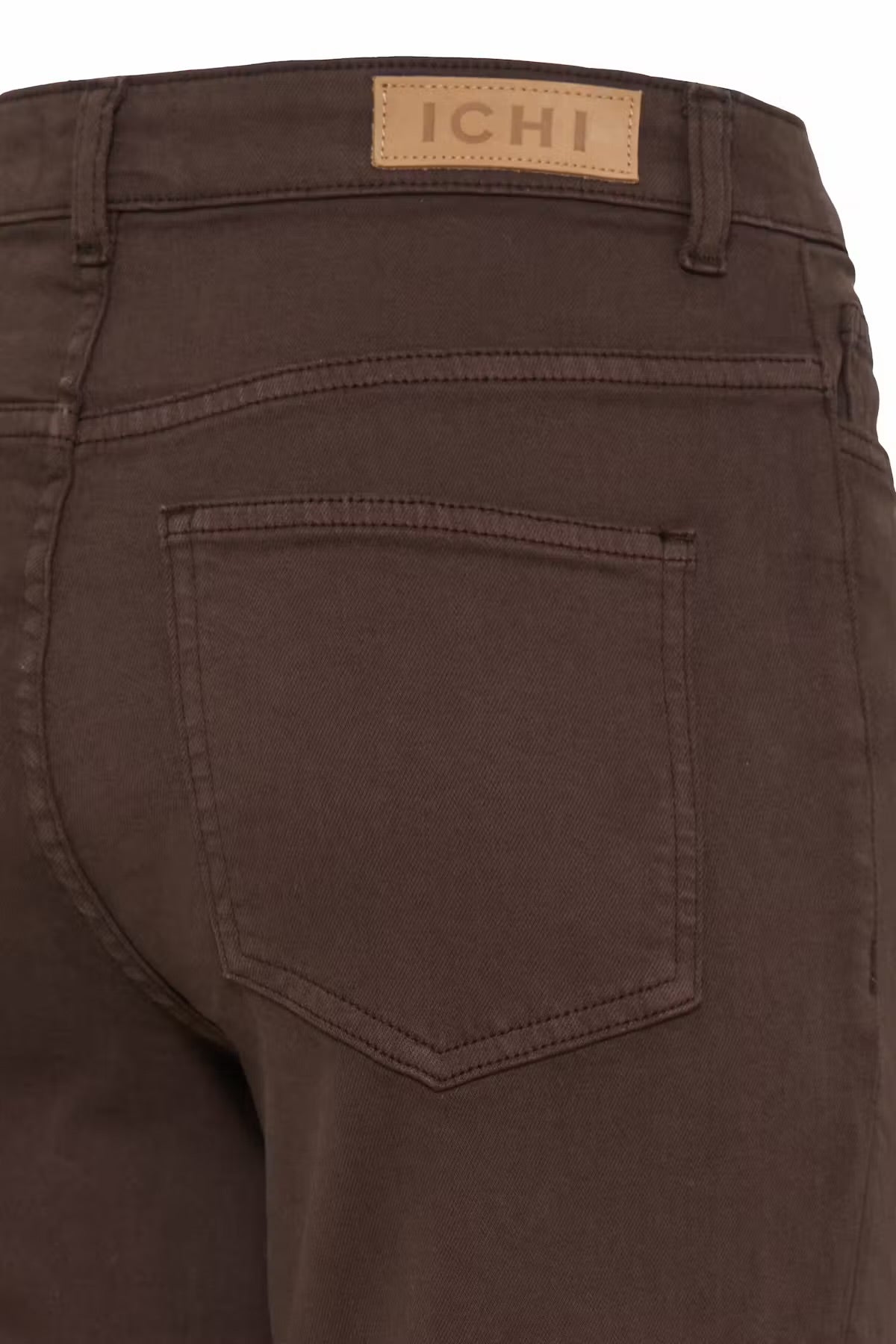 Twiggy Raven Cropped Jeans In Coffee Bean