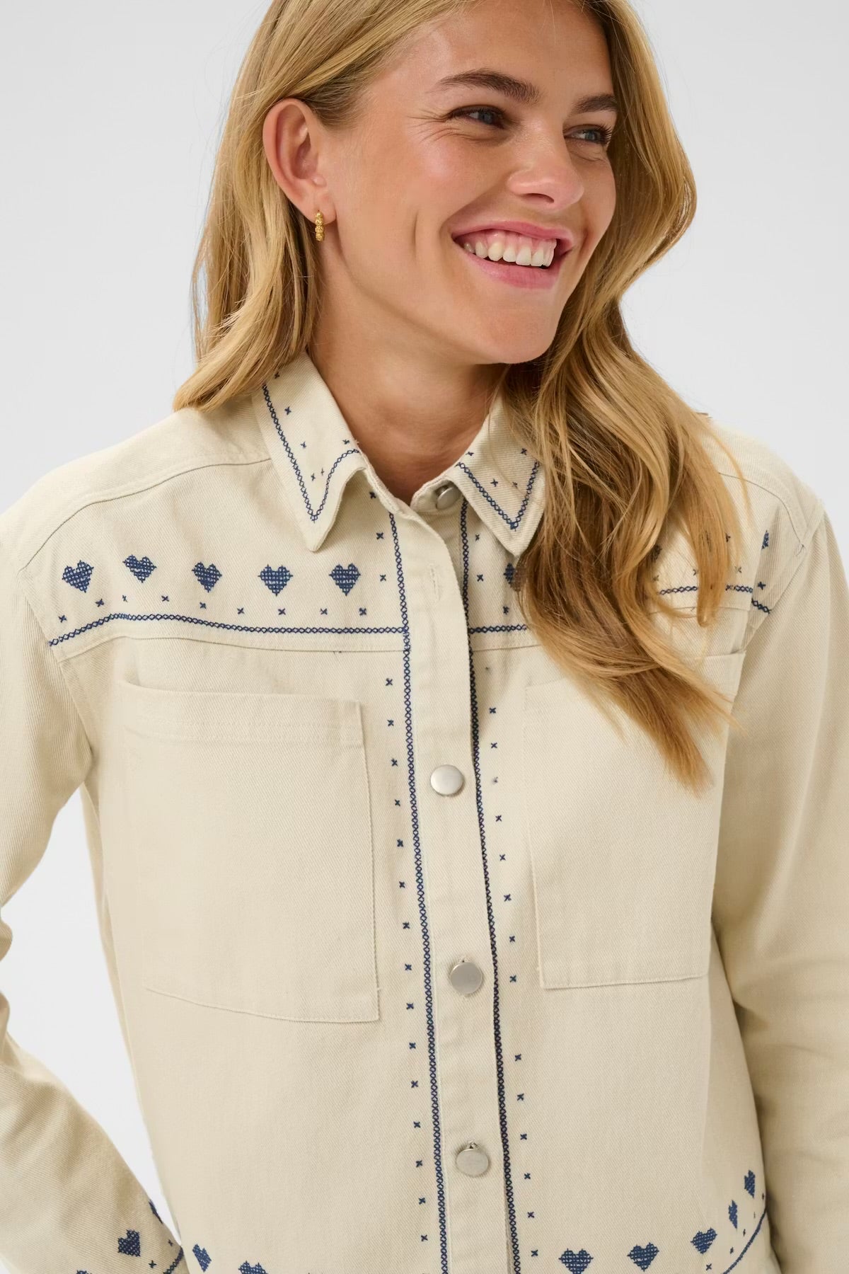 Saint Tropez Jacket in Turtledove White