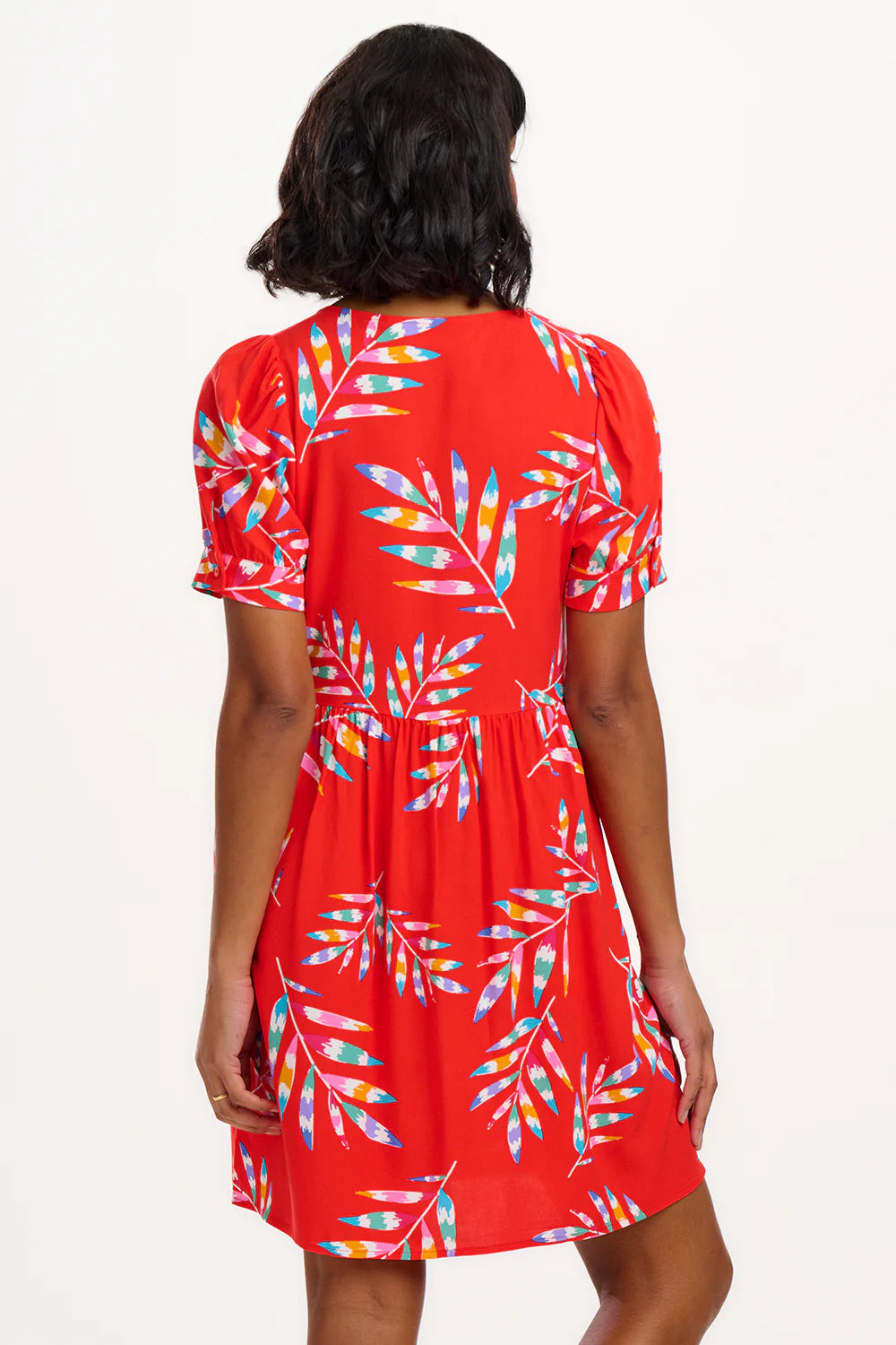 Sugarhill Brighton Shelia Mini Smock Dress In Red