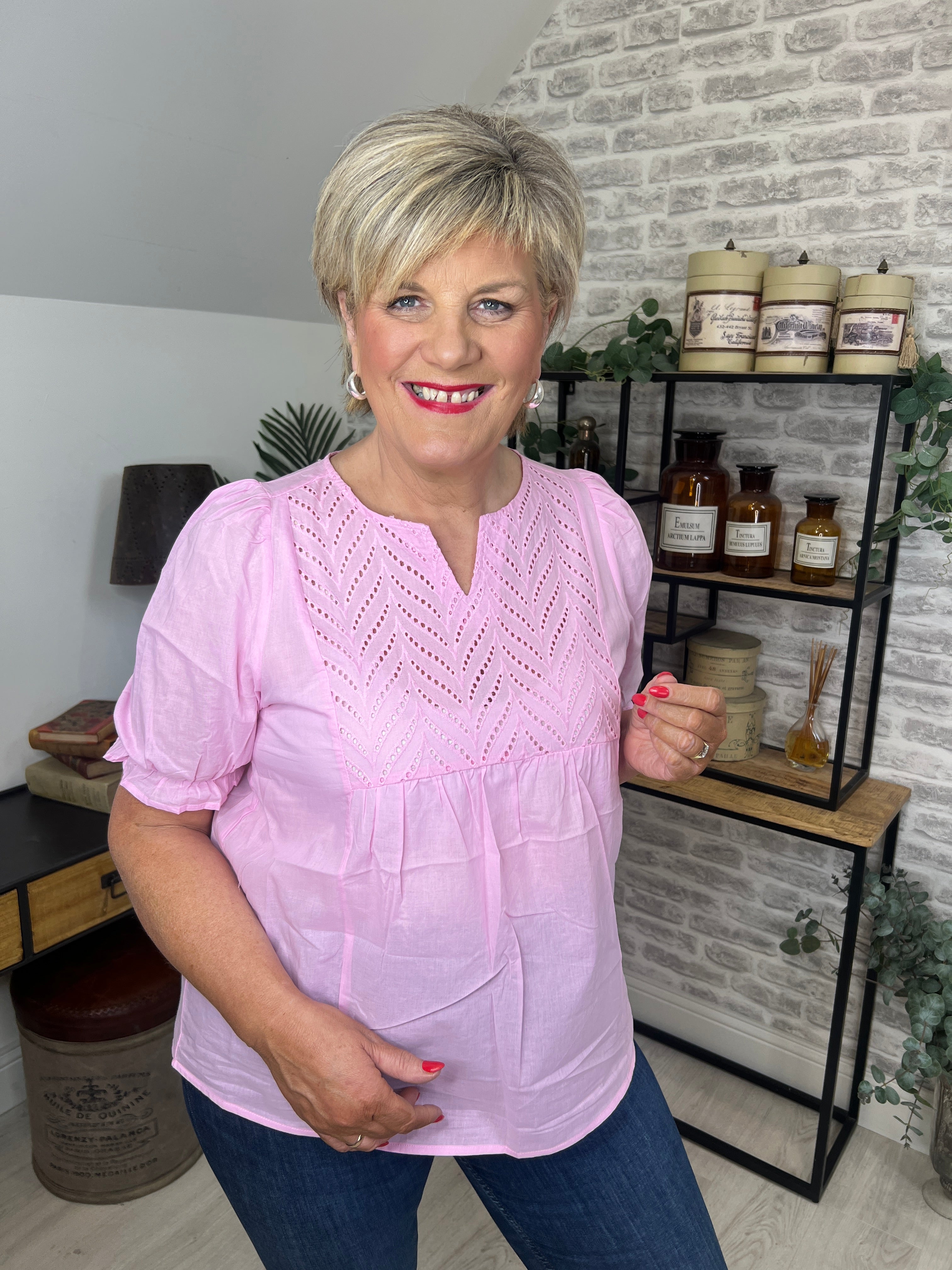 Culture Cumuxi Blouse In Lilac Sachet