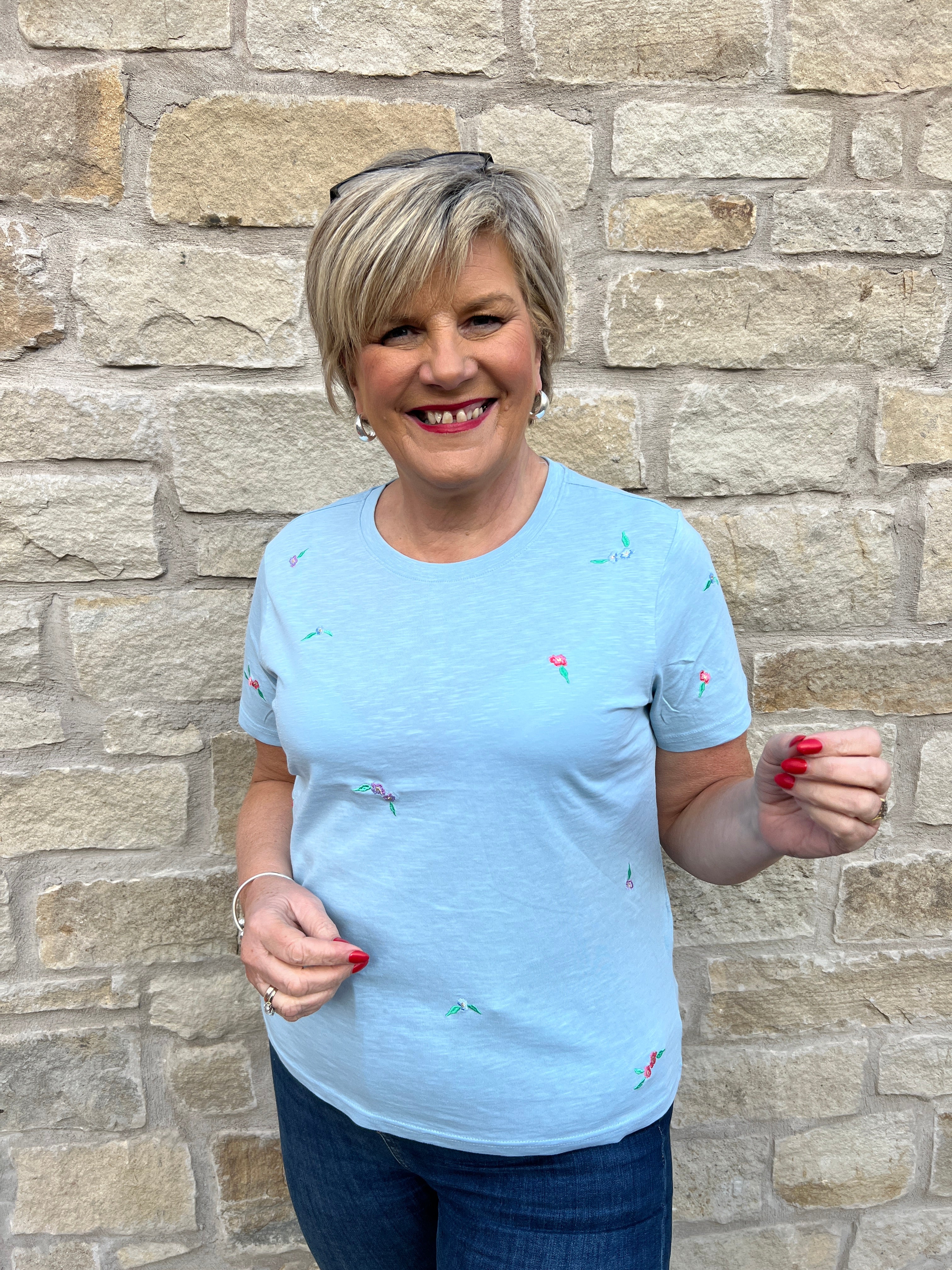Nümph Nusuis T-shirt In cerulean