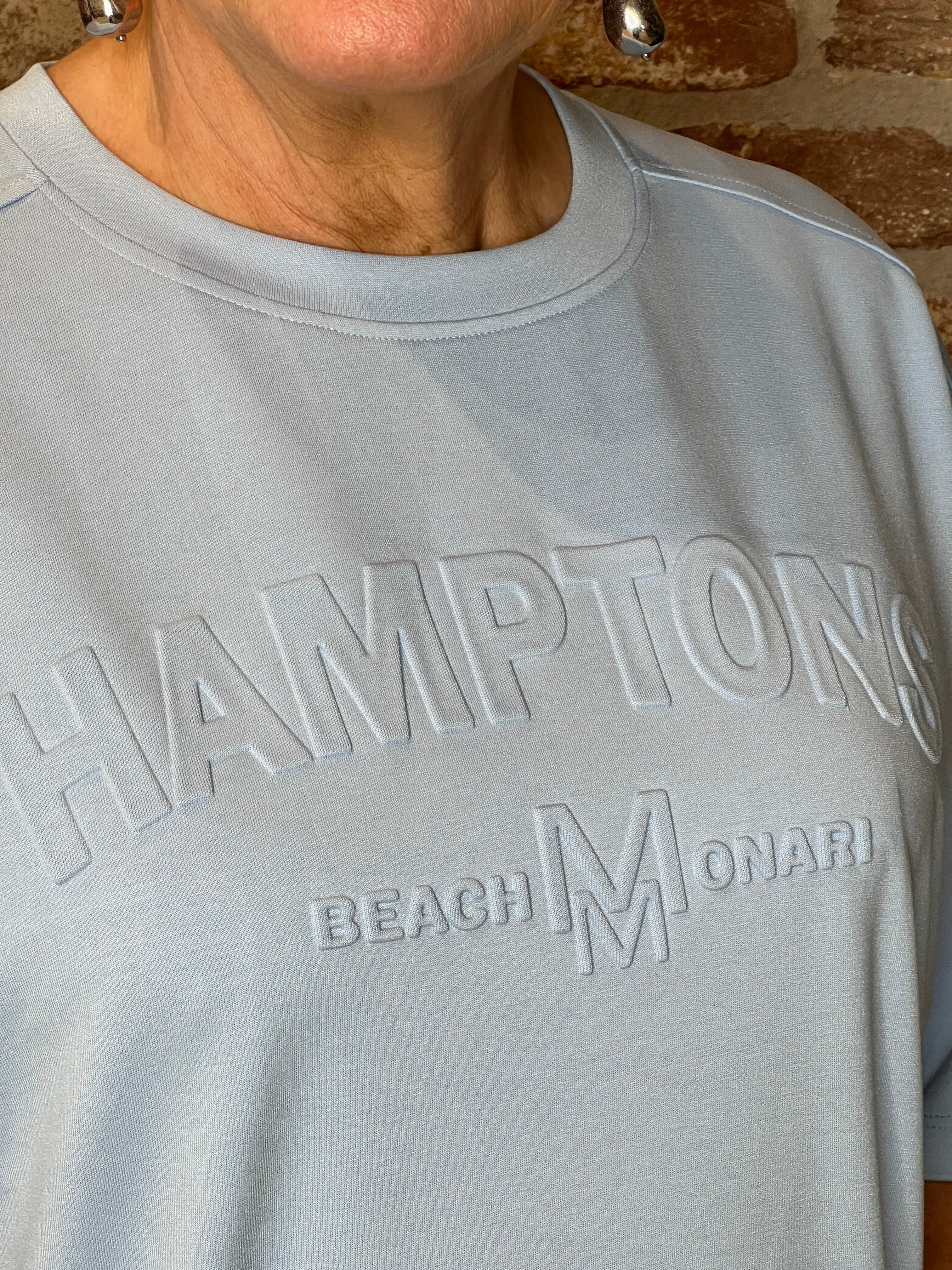 Monari Wording Sweatshirt In Seaside