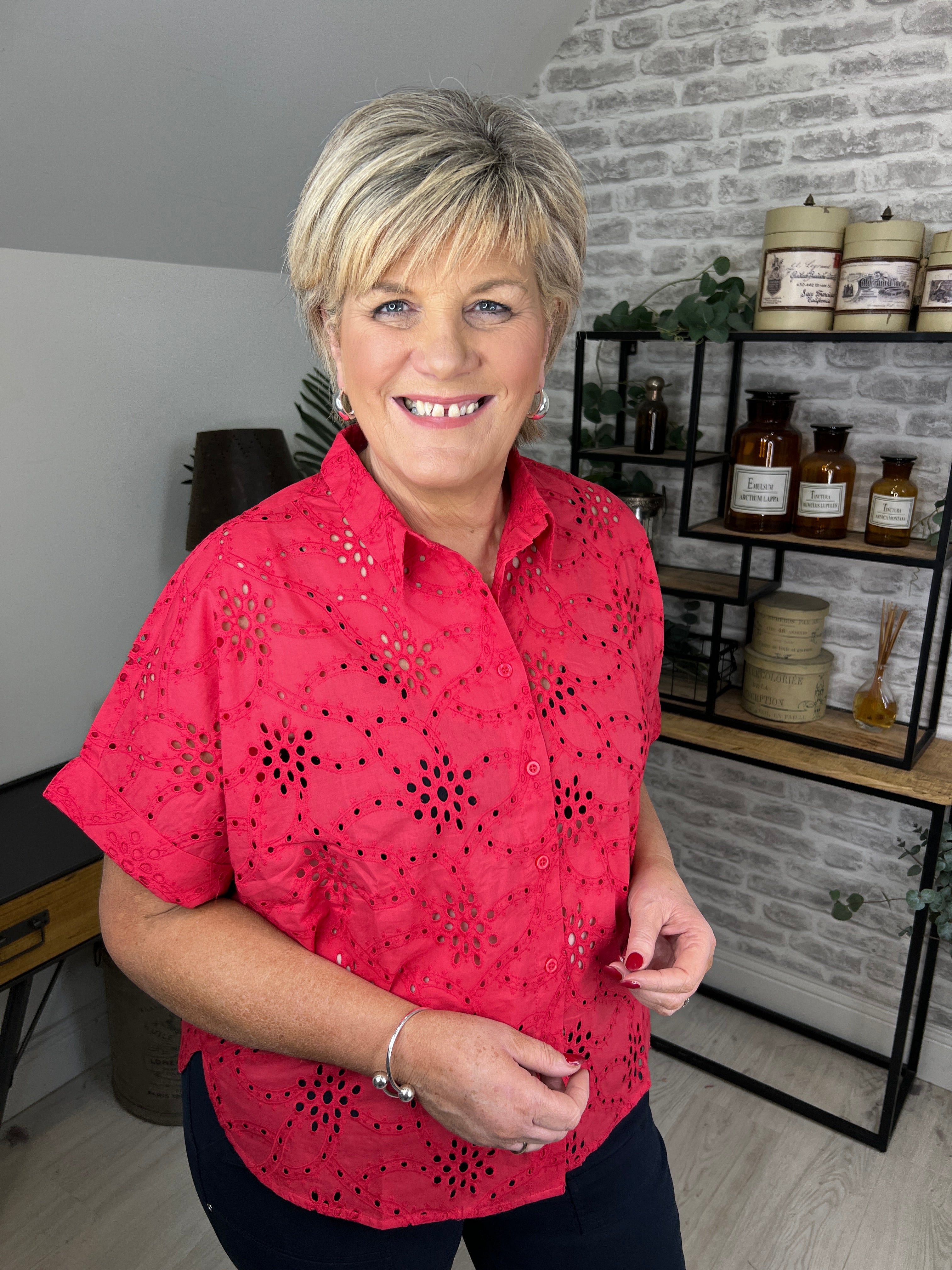 Nümph Nukarissa Shirt In Geranium
