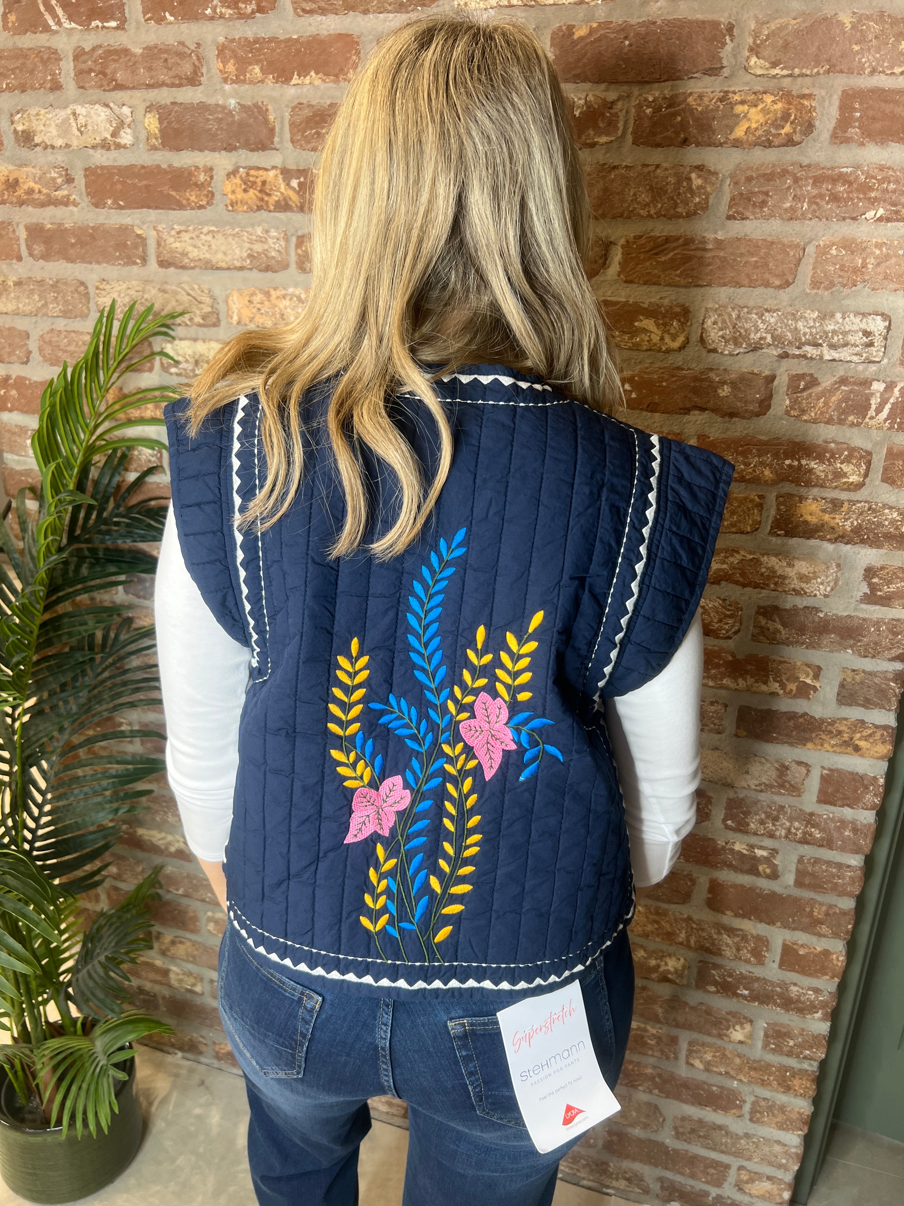 Culture Embroidery Waistcoat In Dress Blues