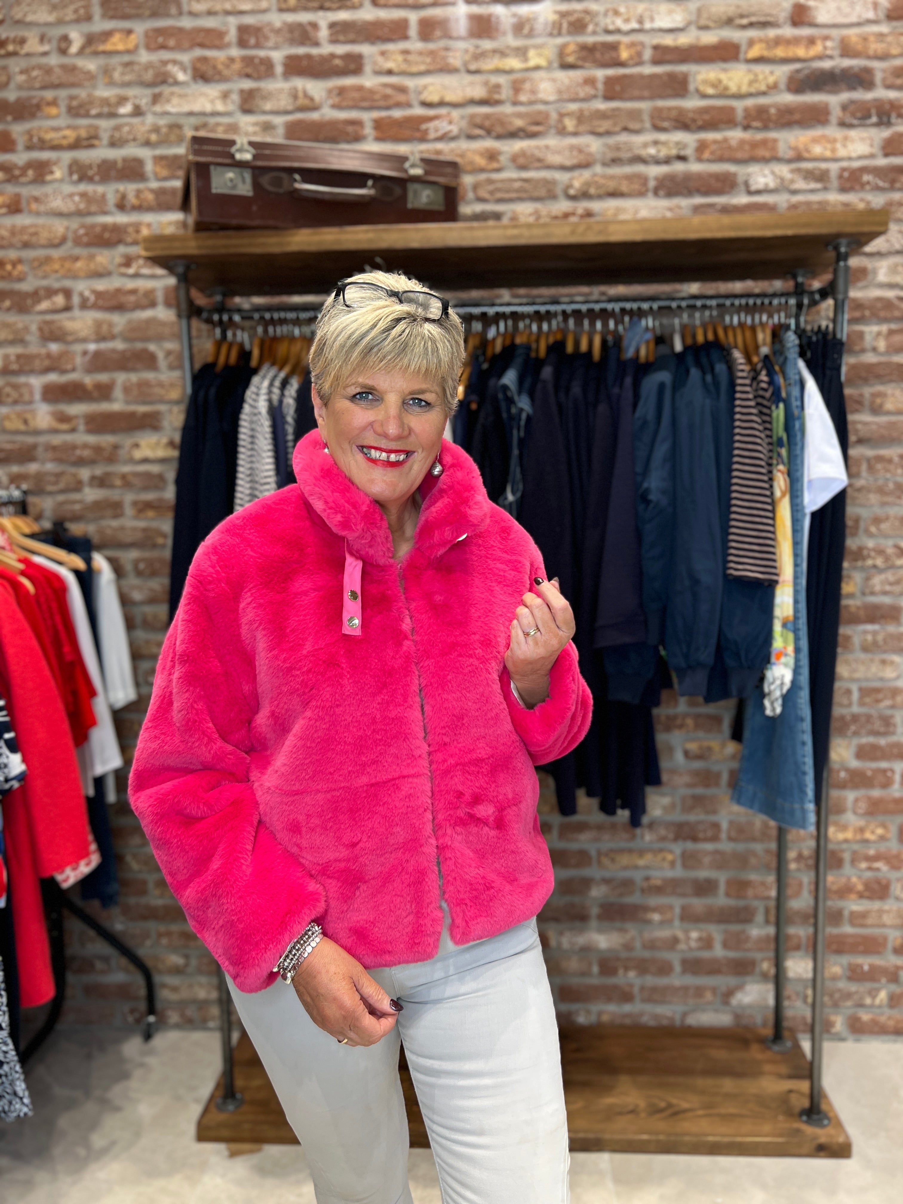 Nümph Nuwinda Jacket In Fandango Pink