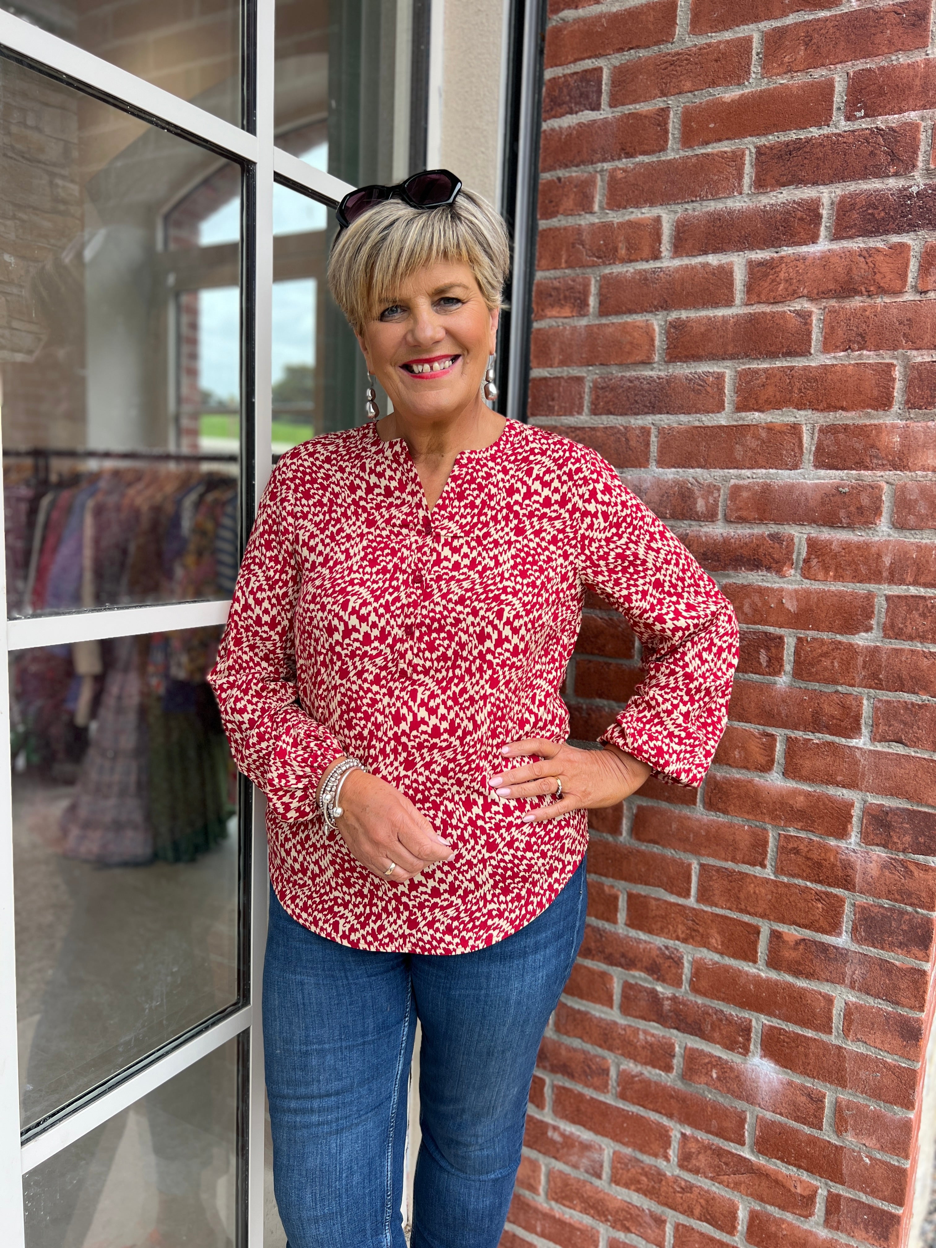 Soya Concept Van Blouse In Red