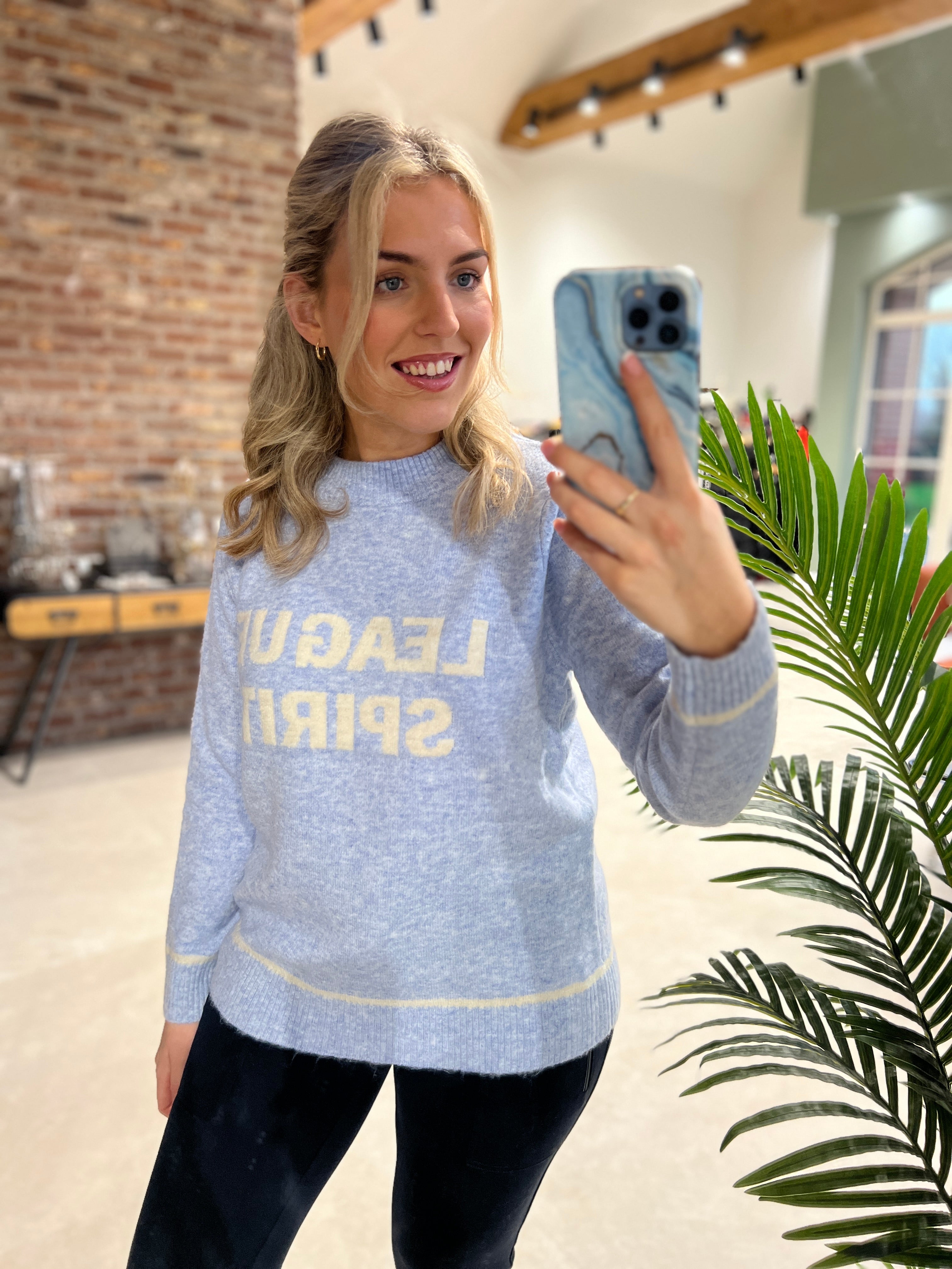 Soya Concept Orlean Sweatshirt In Blue