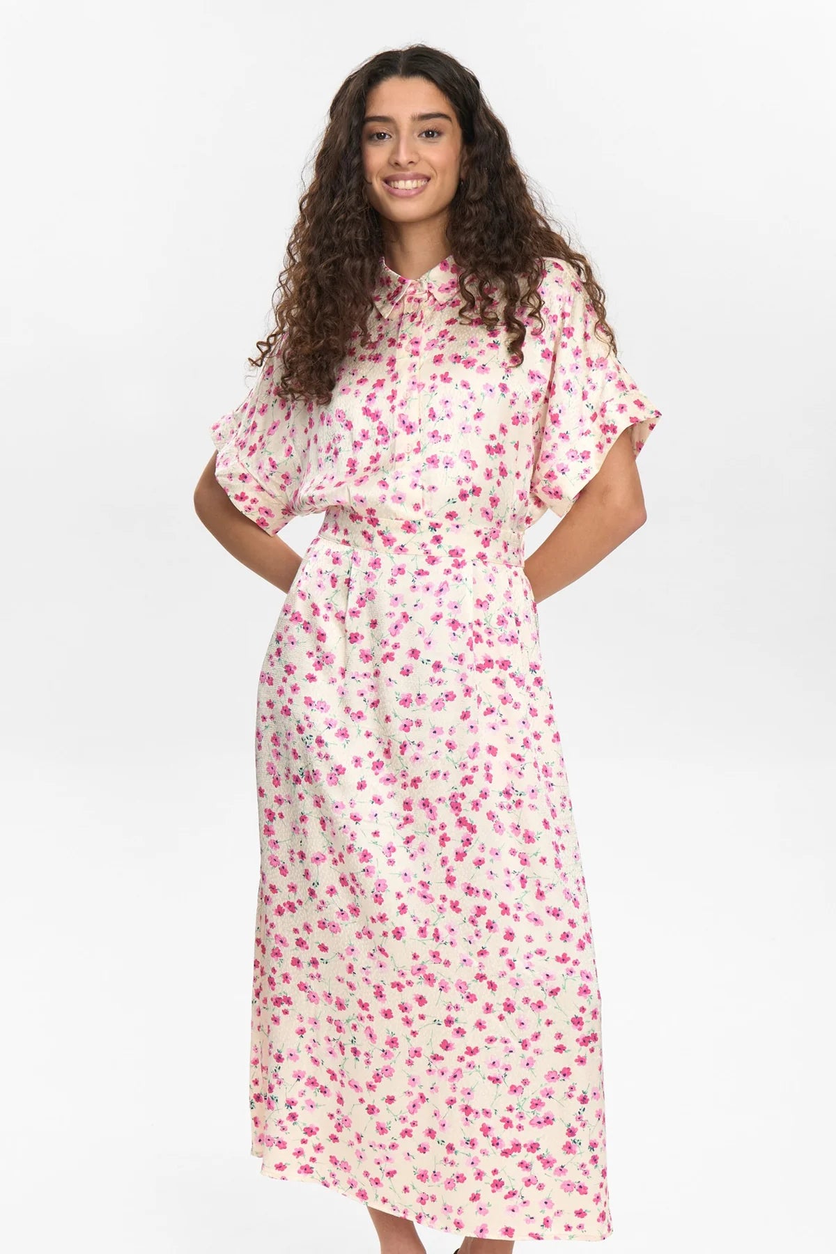 Nümph Nutwinkle Dress In Ecru