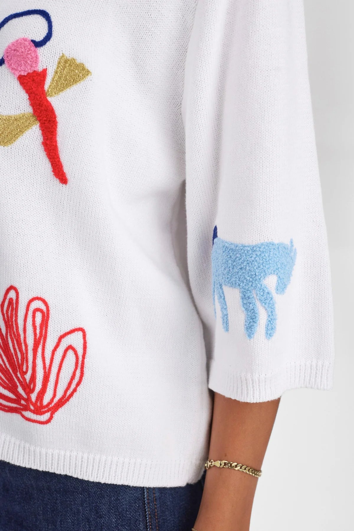 Nümph Nudeborah pullover In Bright White