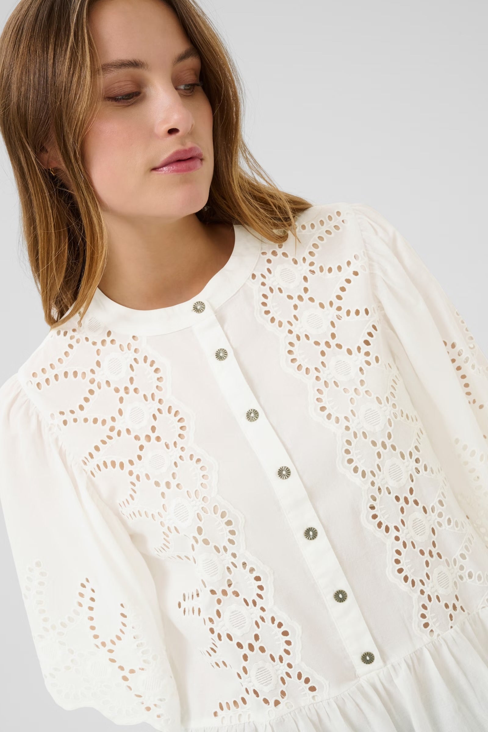 Culture Cuhawaii Blouse In White