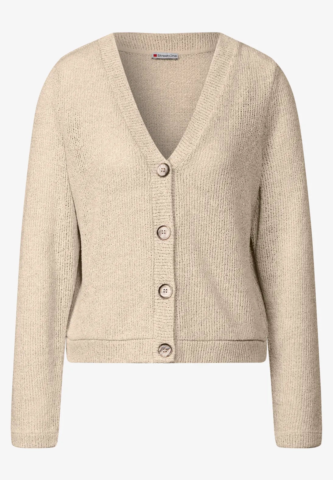 Street One Summer Knit Cardigan In Moonstone