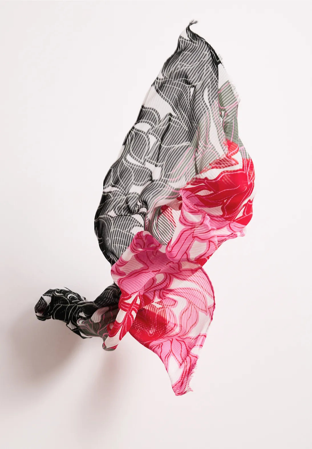 Street One Floral Print Scarf In Multicolour