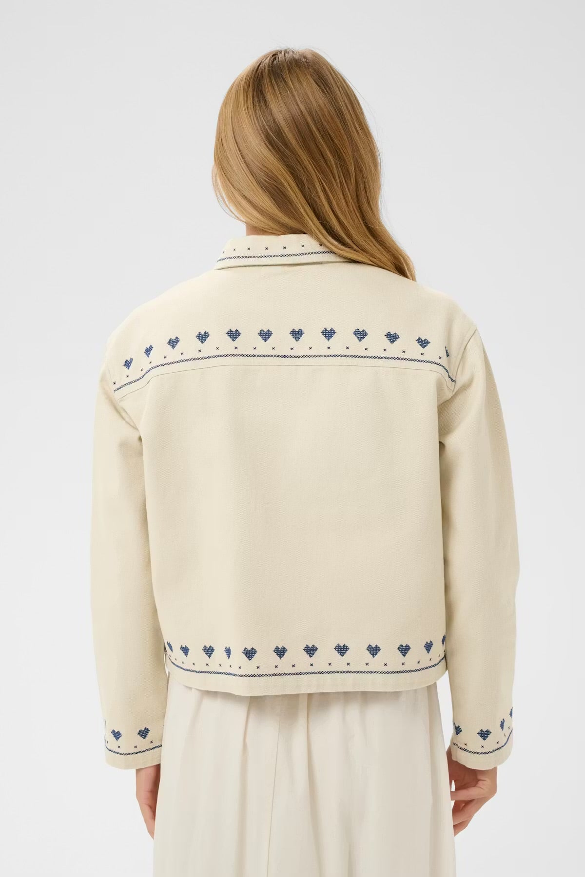 Saint Tropez Jacket in Turtledove White