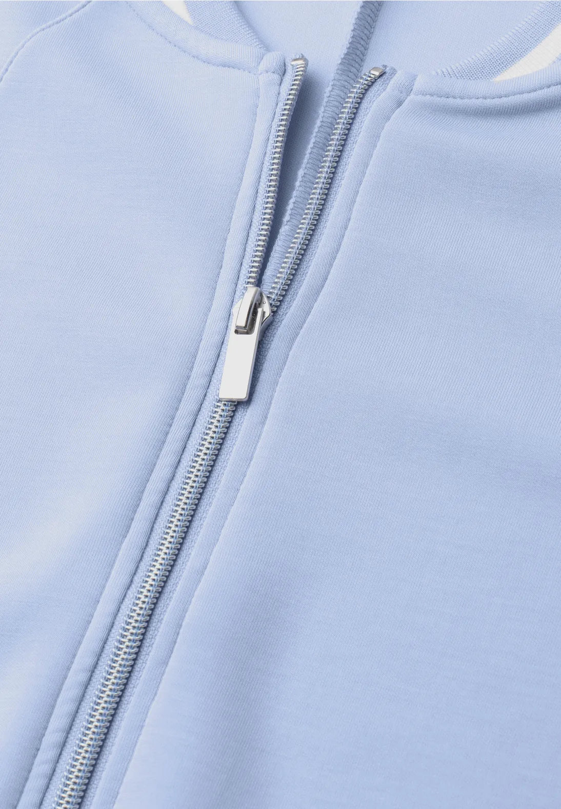 Street One silk jacket in Whispery Blue