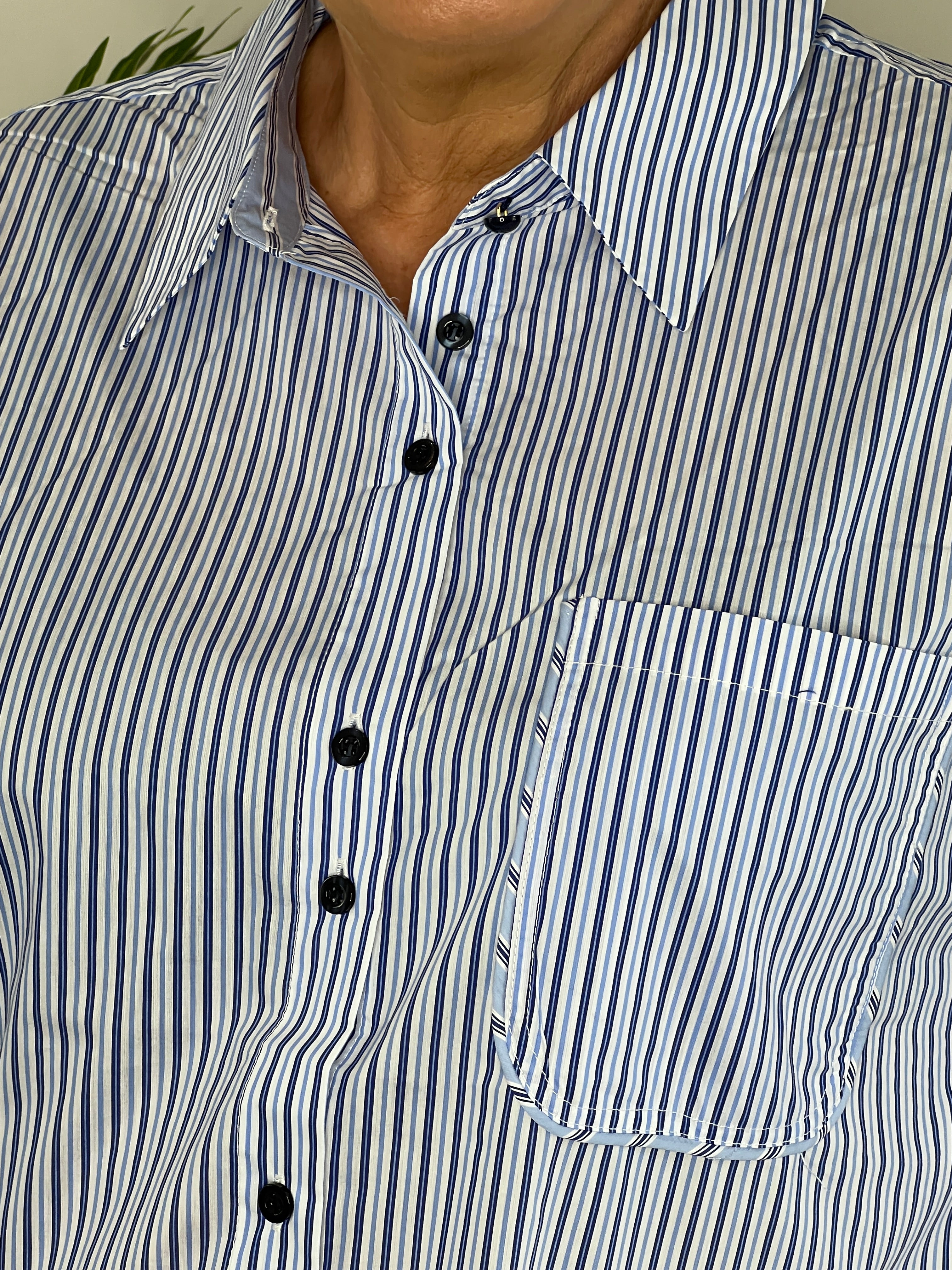 Nümph Numajra Shirt In Blue Multi