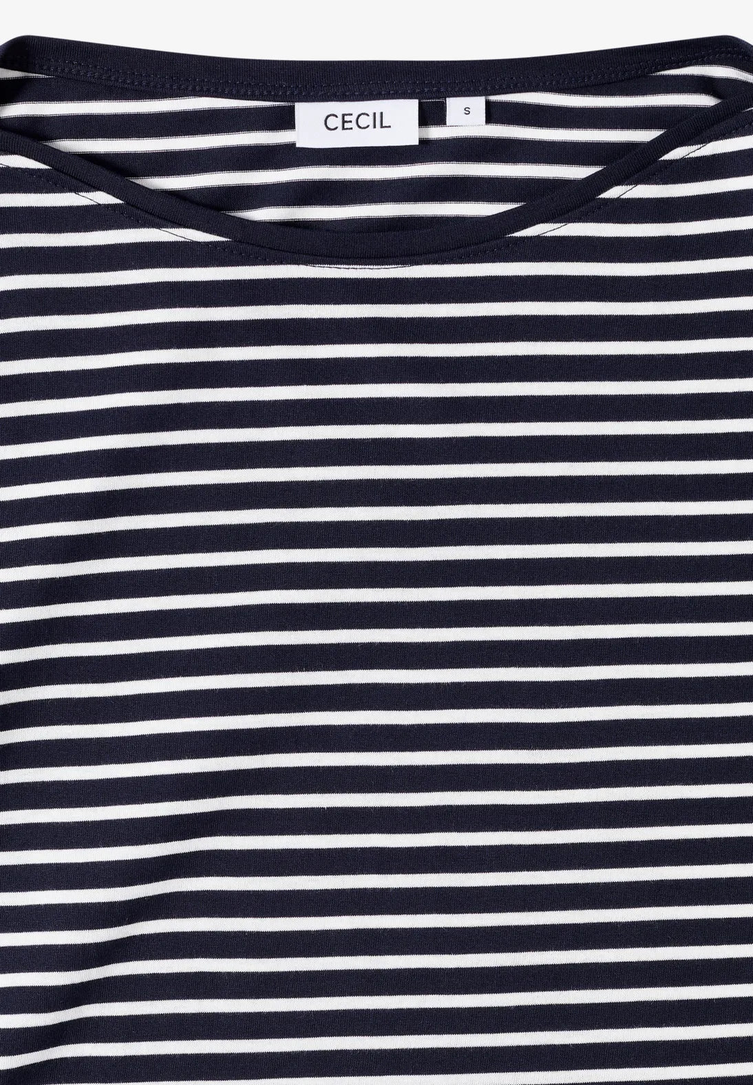 Cecil Striped Top In Navy