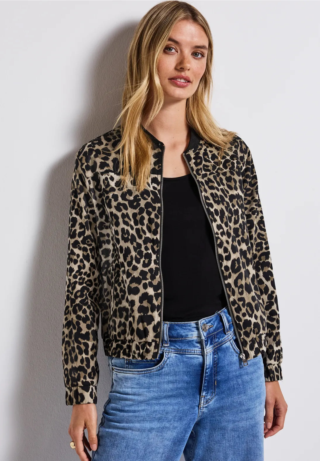Street One Leo Jacket In Black Multi