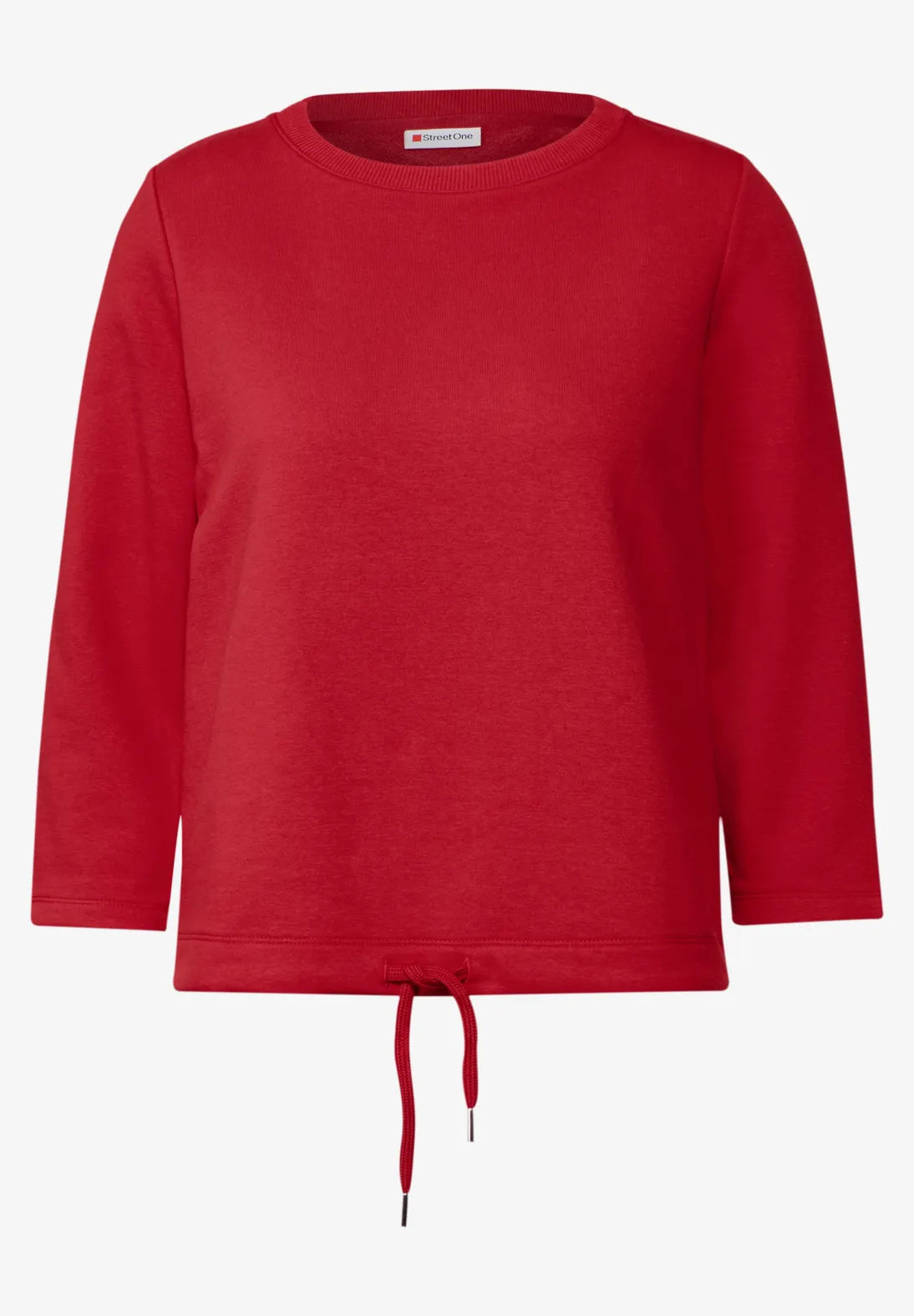 Street One crewneck sweatshirt In Glory Red