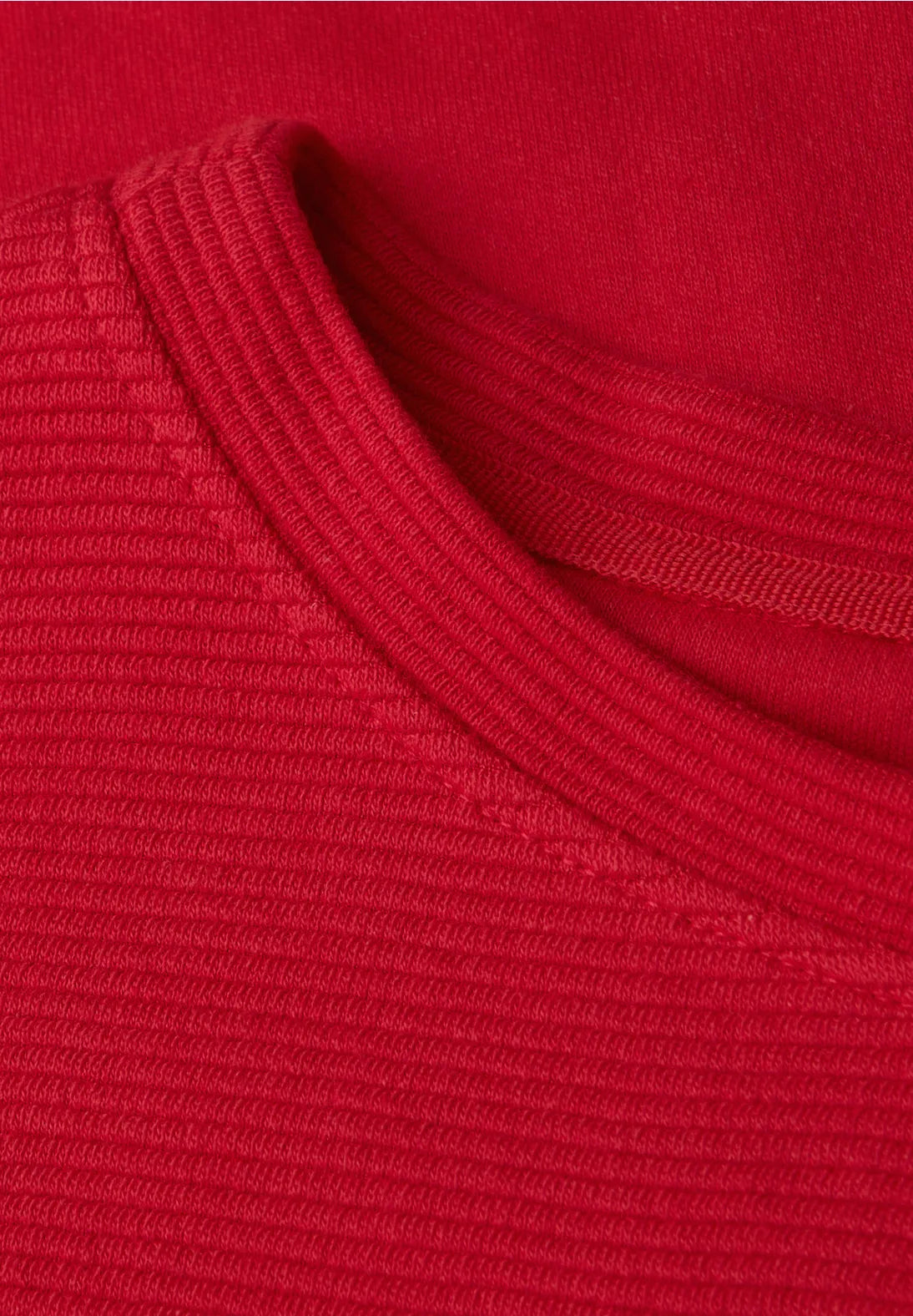 Street One structured sweatshirt In Racing Red