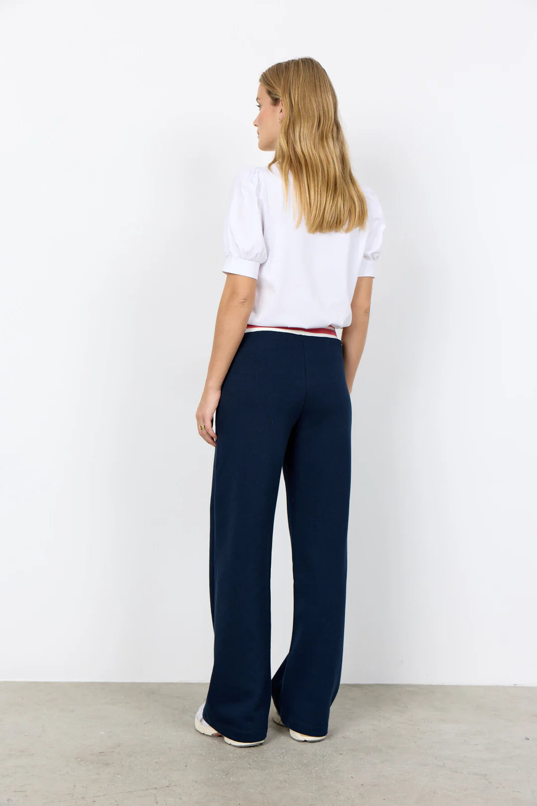 Soya Concept Angelin Trousers In Navy