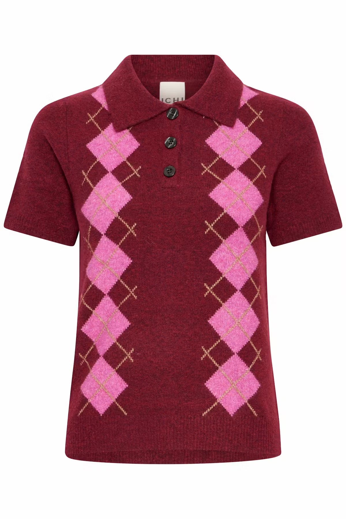Ichi Idasila Pullover In Rhododendron Harlekin