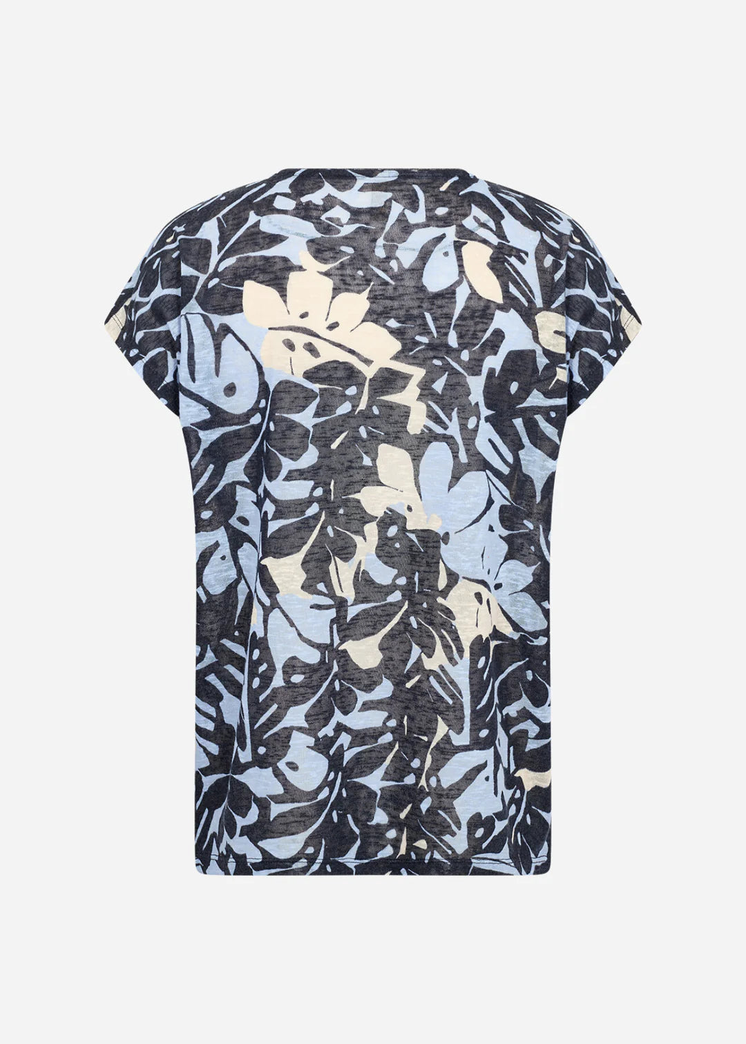 Soya Concept Aretha floral T-Shirt In navy multi