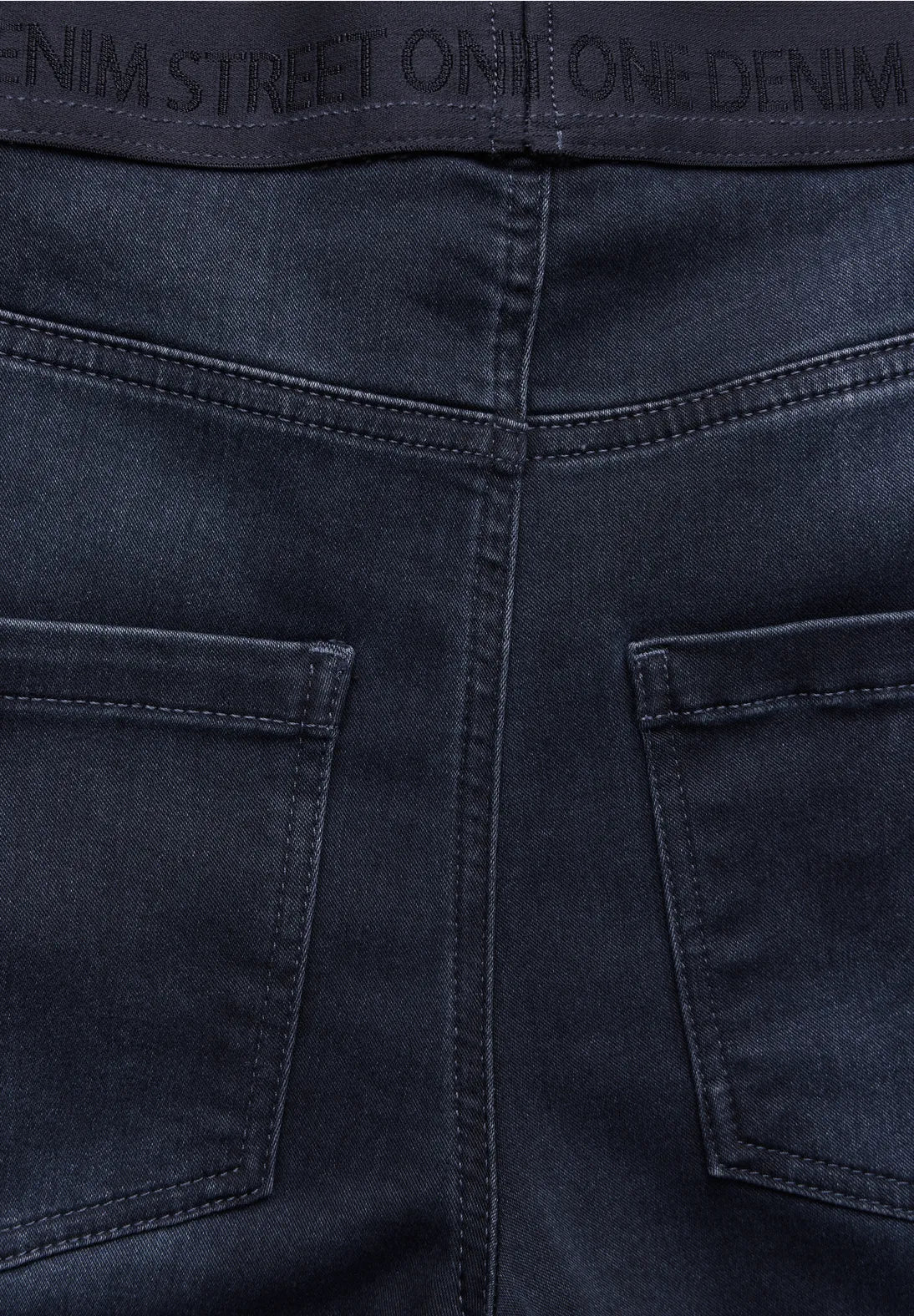 Street One Pull On Jeggings In Navy