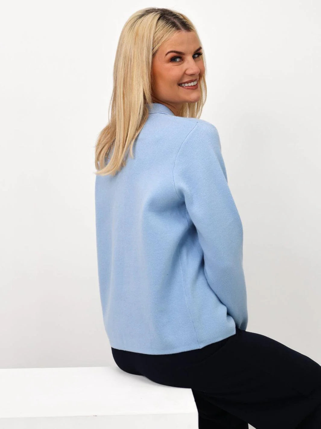 Kate & Pippa Dani Cardigan In Sky Blue