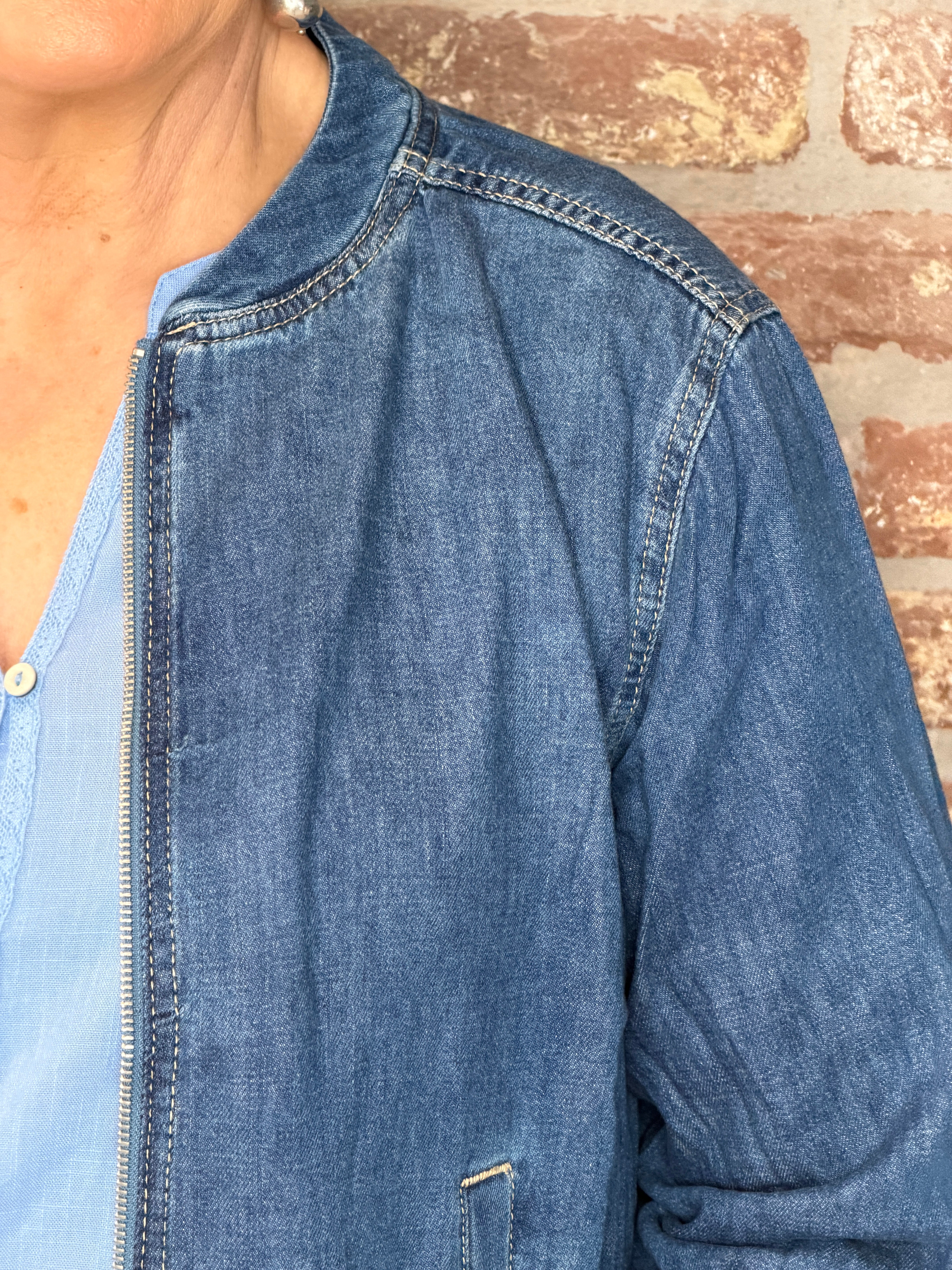 Street One Bomber jacket In medium blue