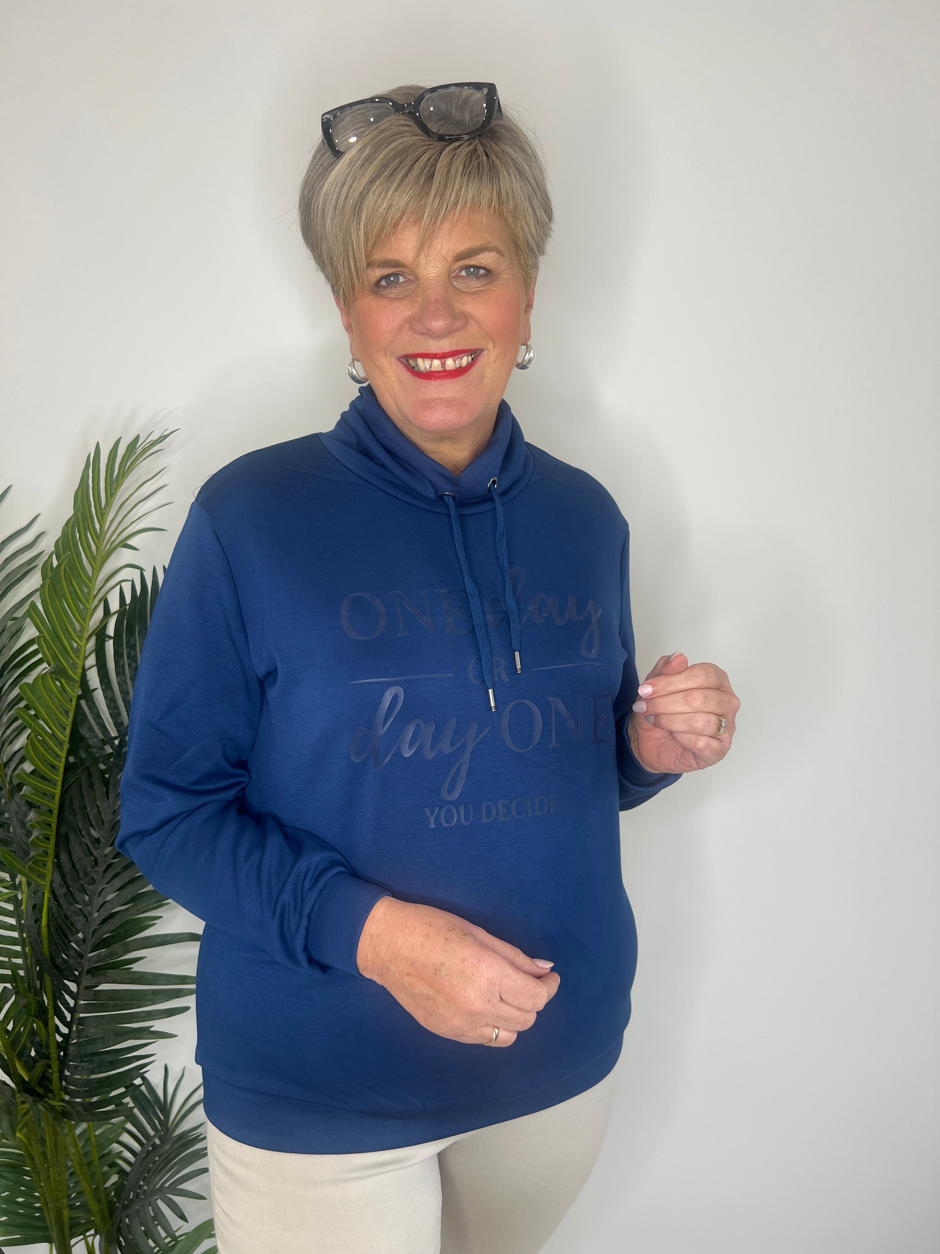 Soya Concept Banu Sweatshirt In Dark Blue