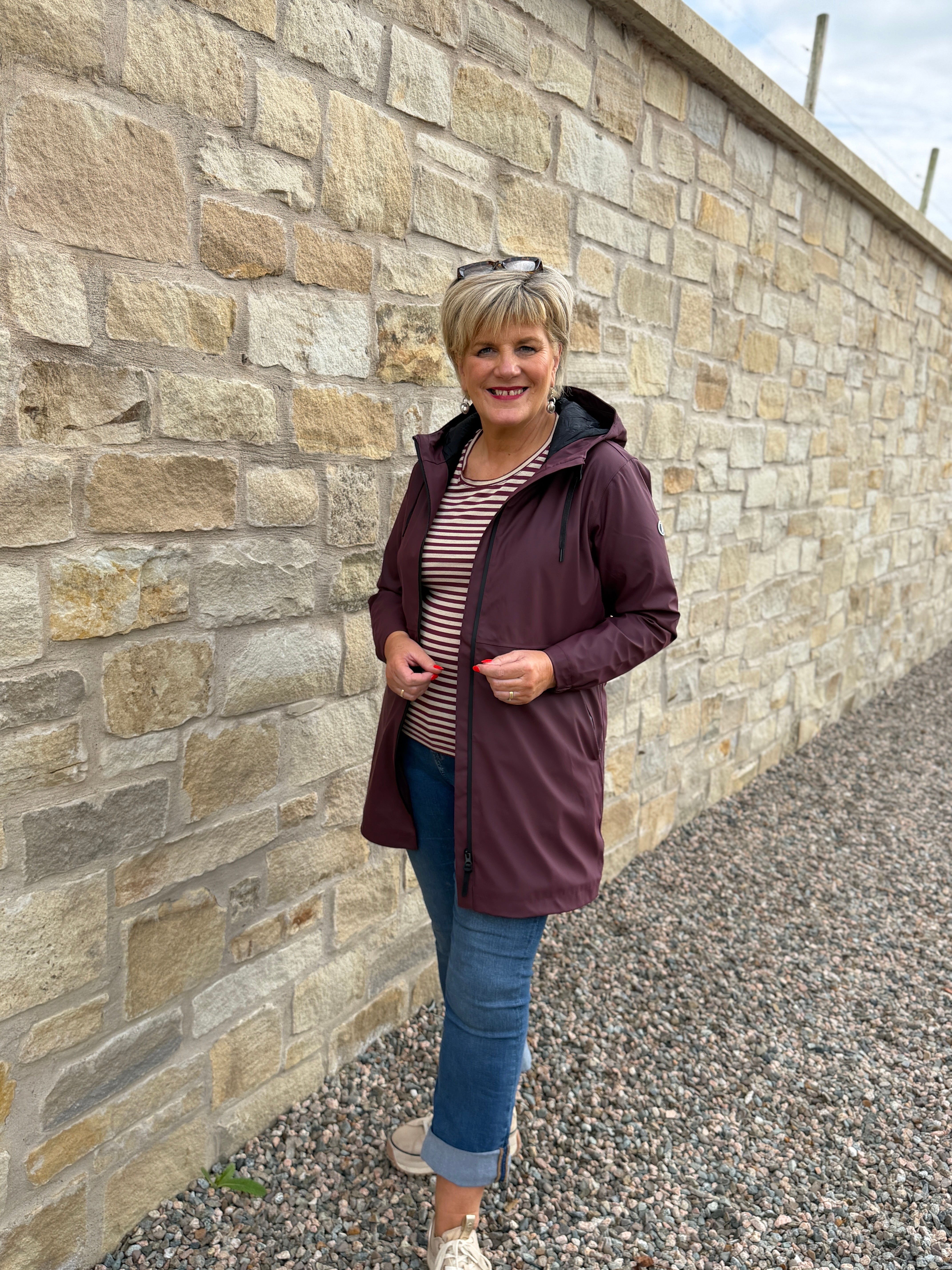 vand raincoat in fig