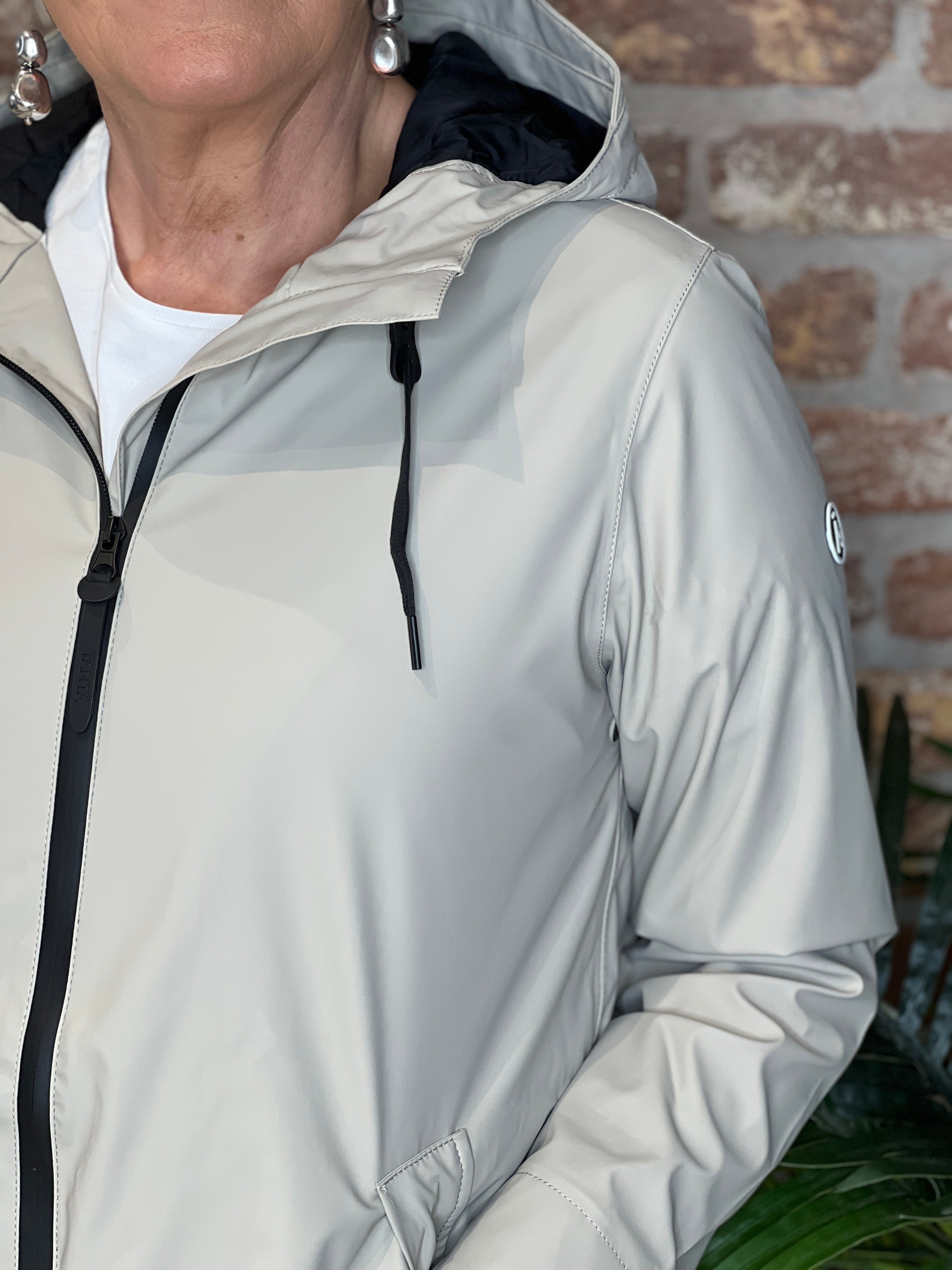 Tanta Nuovola Raincoat in Stone Grey