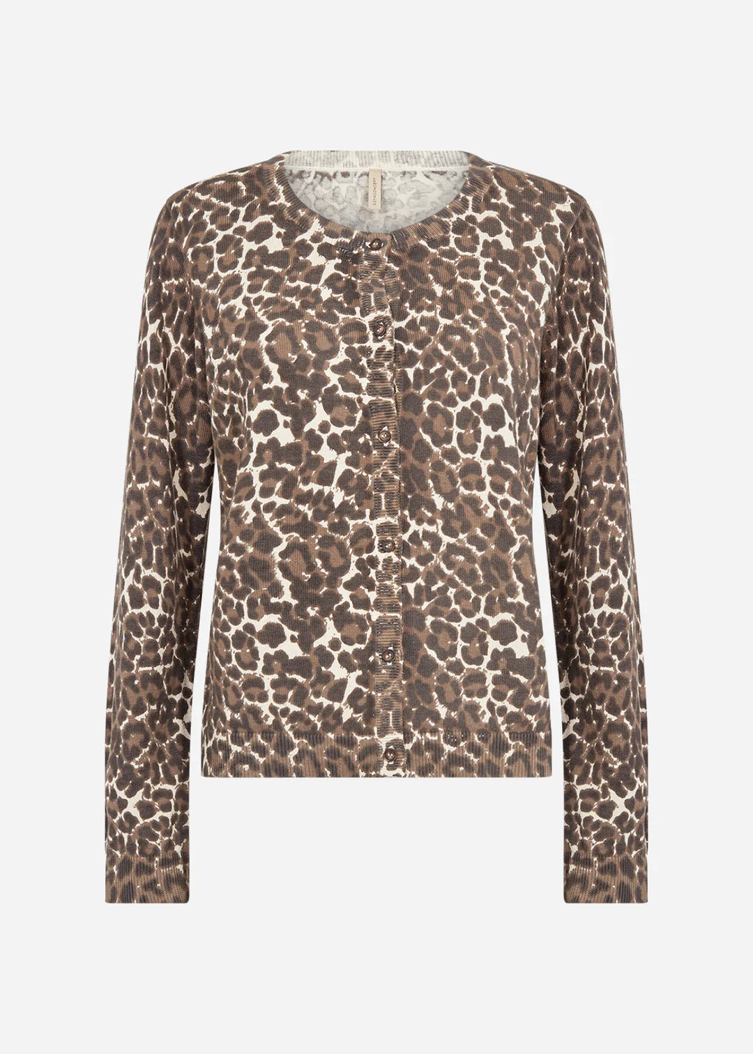 Soya Concept Sati Cardigan In Dark Brown
