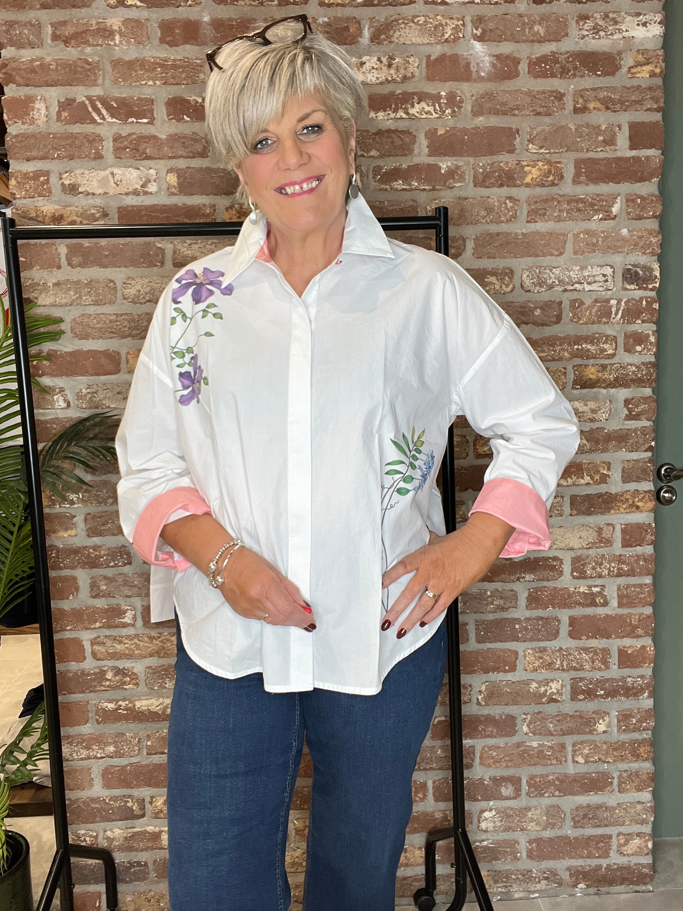 Nümph Nuflory Shirt In Bright White