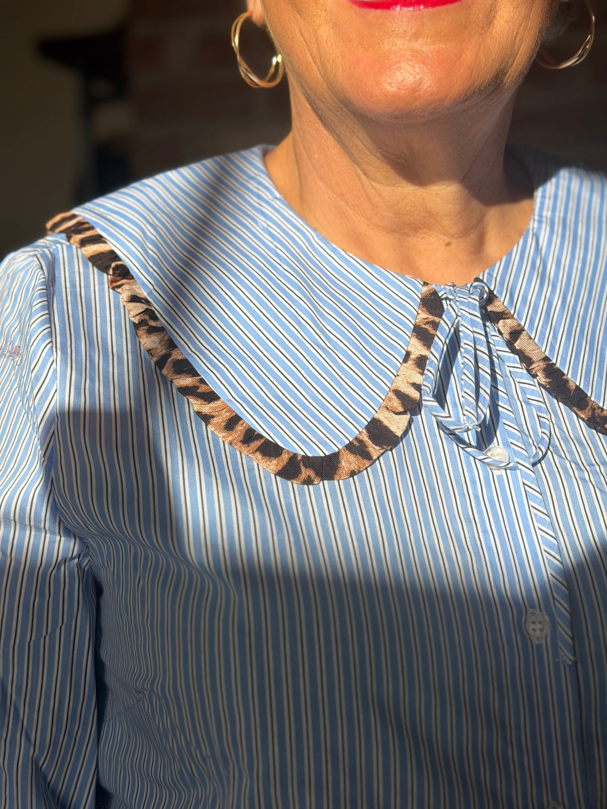 Numayana shirt in azurine