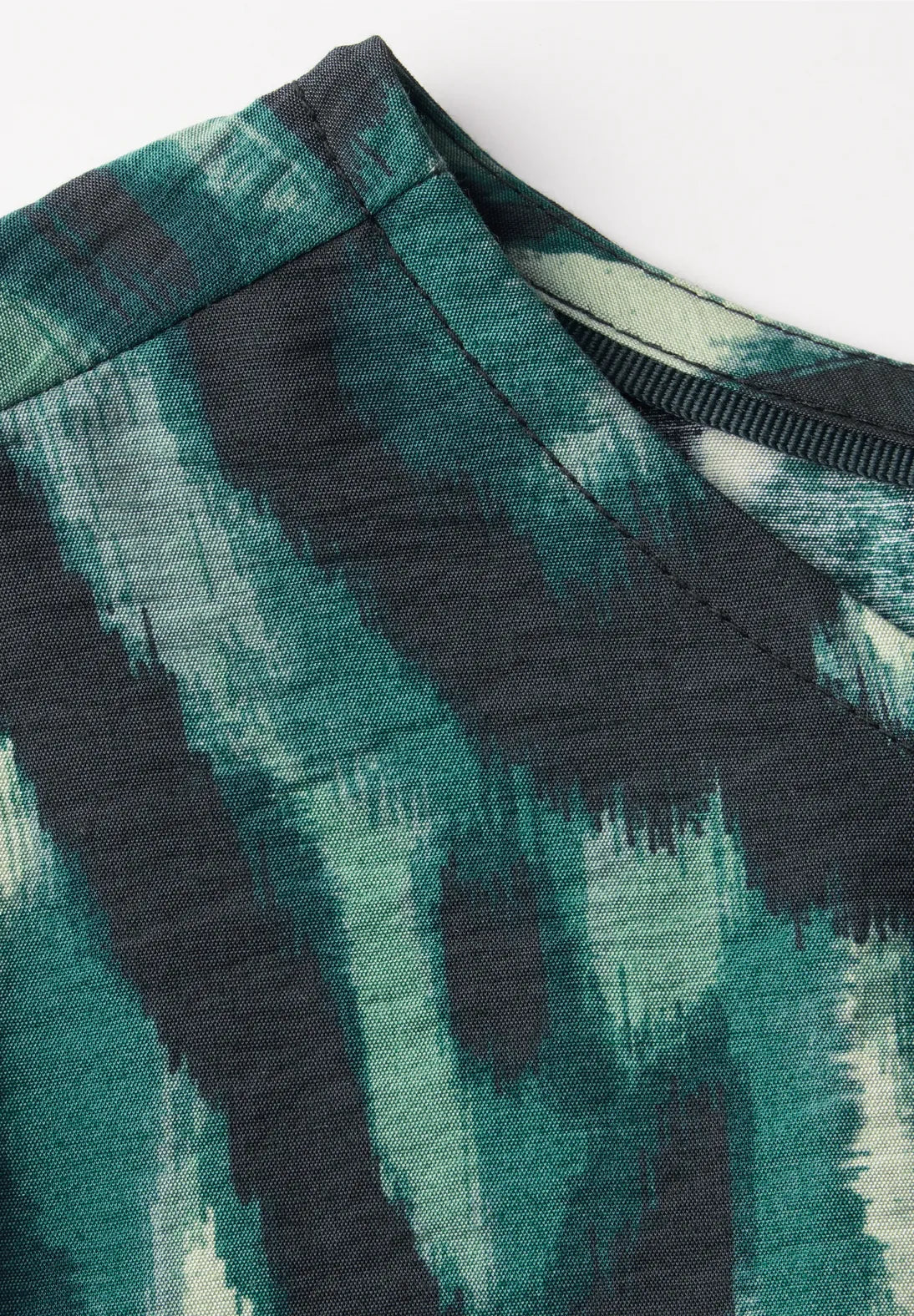 Street One Roundneck Blouse In Hunter Green