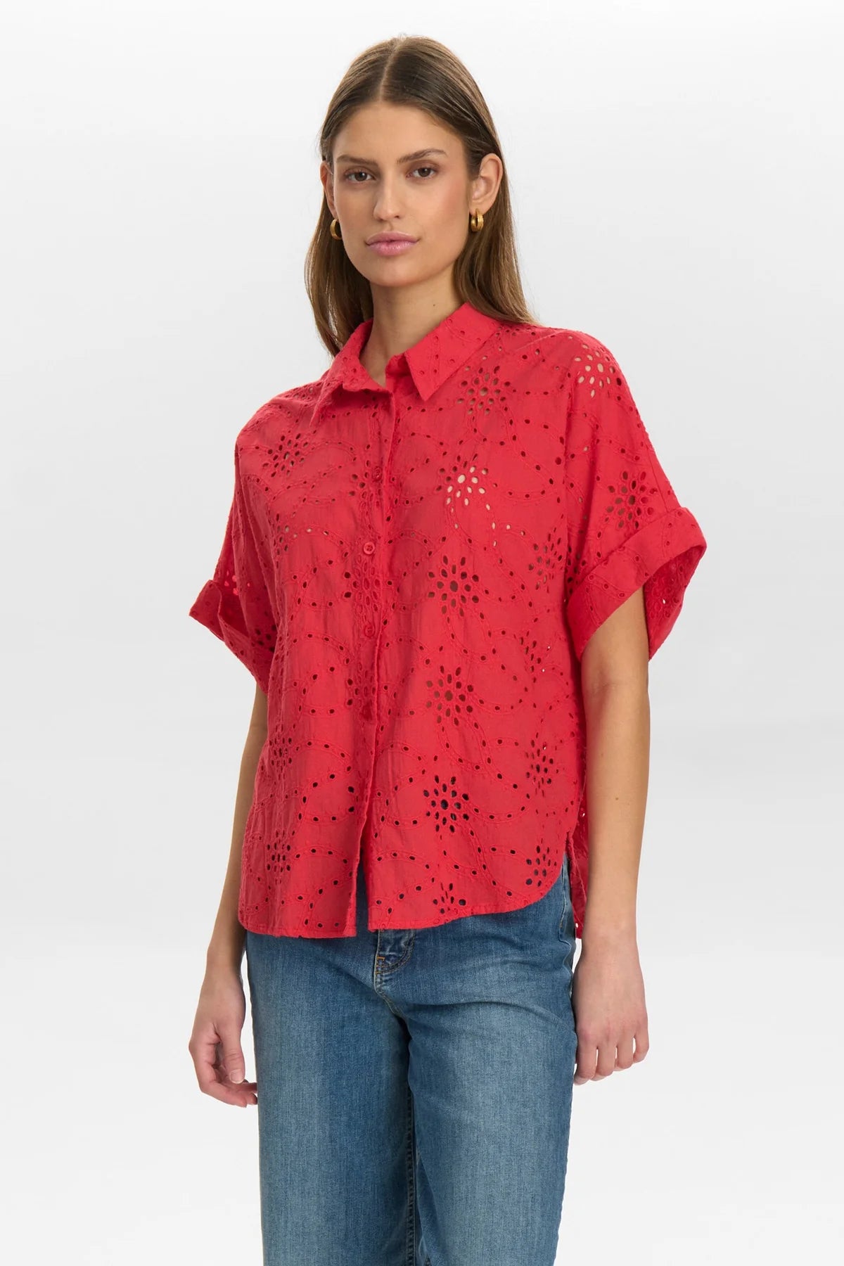 Nümph Nukarissa Shirt In Geranium