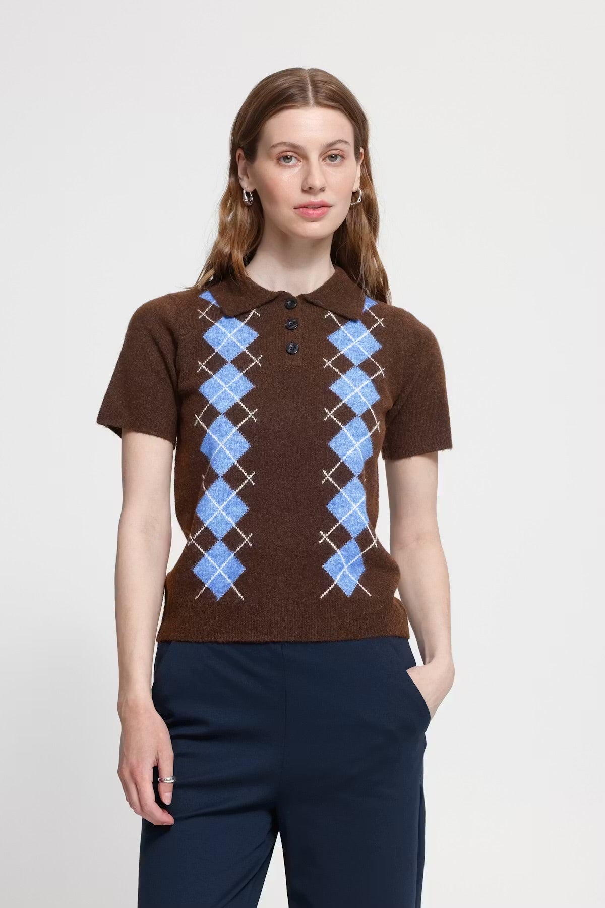 Ichi Idasila Pullover In Chicory Coffee Harlekin
