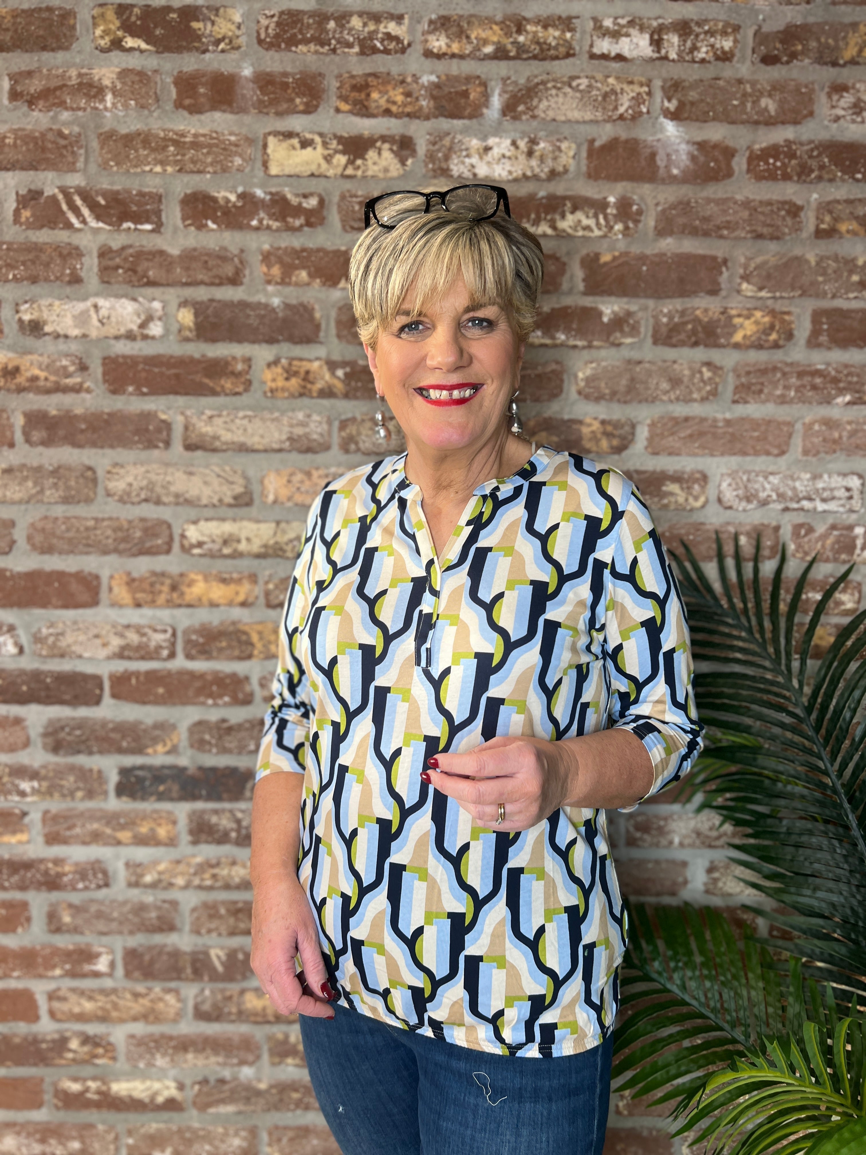 Soya Concept Felicity Top In Light Blue