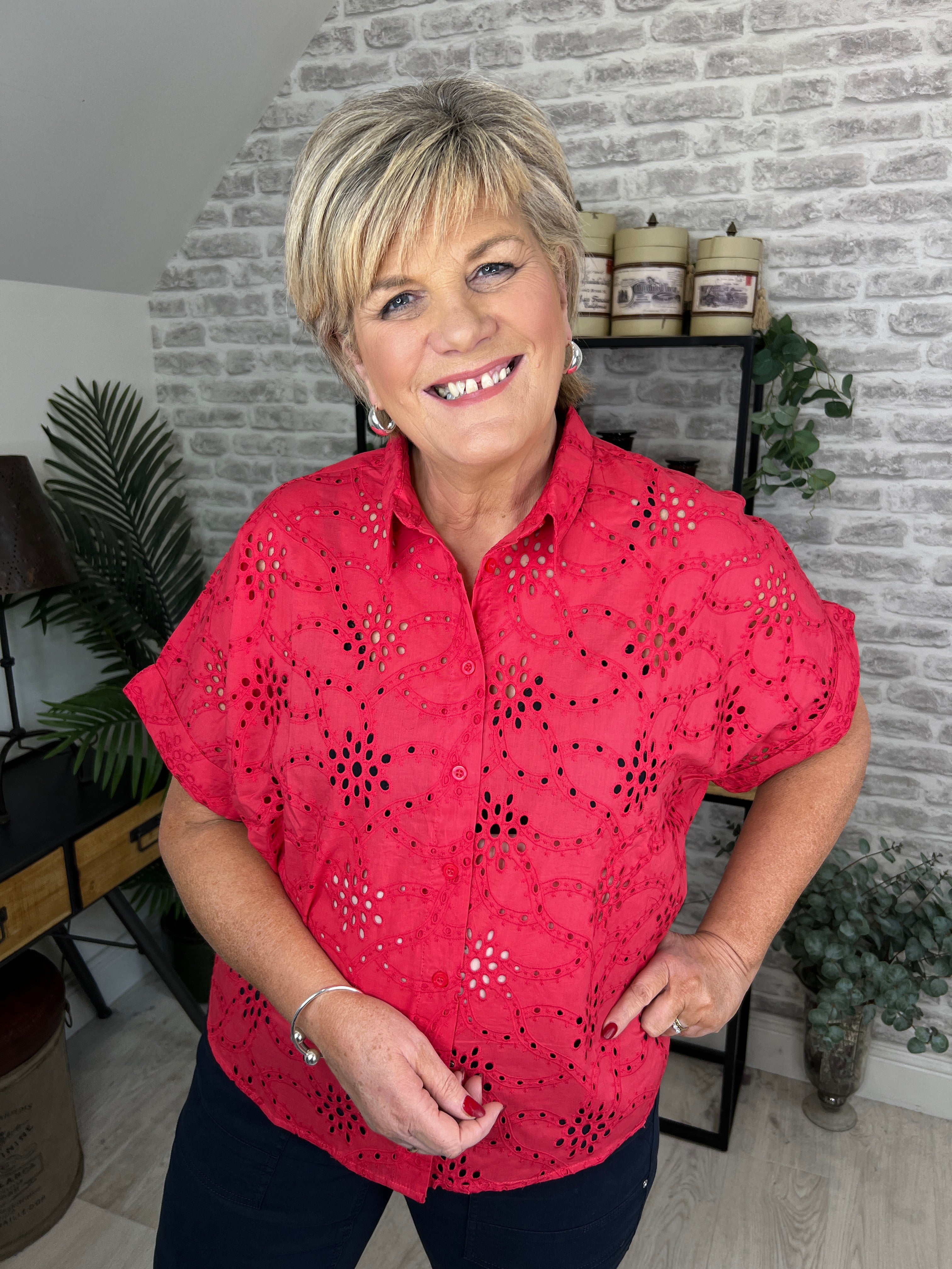 Nümph Nukarissa Shirt In Geranium