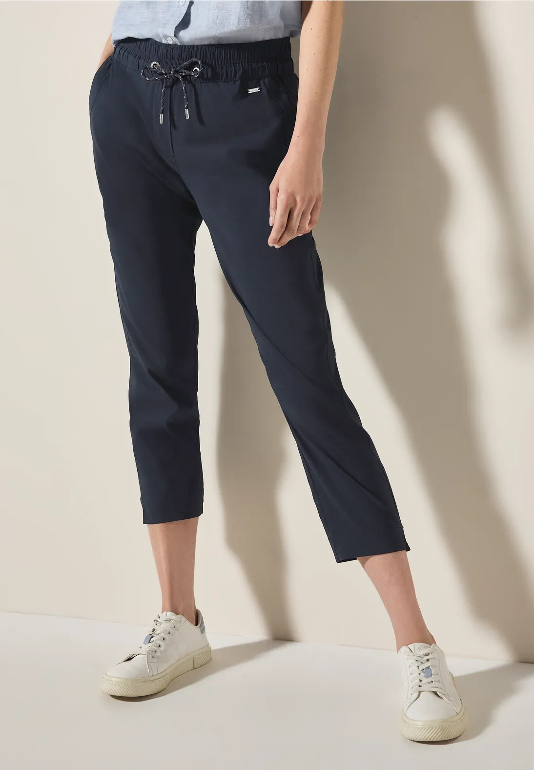 Cecil Tracey Summer Trousers In Universal Blue