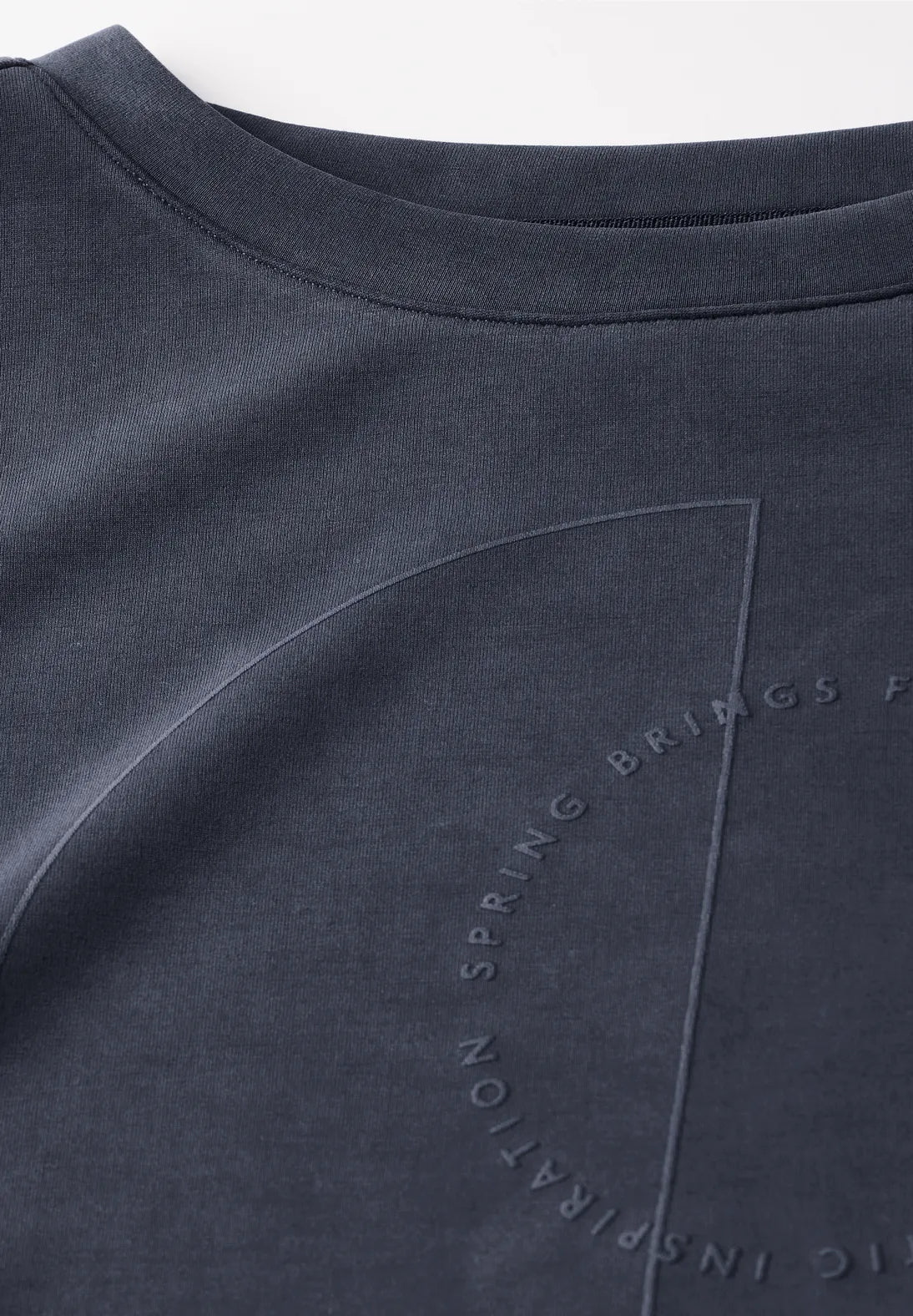 Street One Silk Look Jumper In Deep Tint Blue