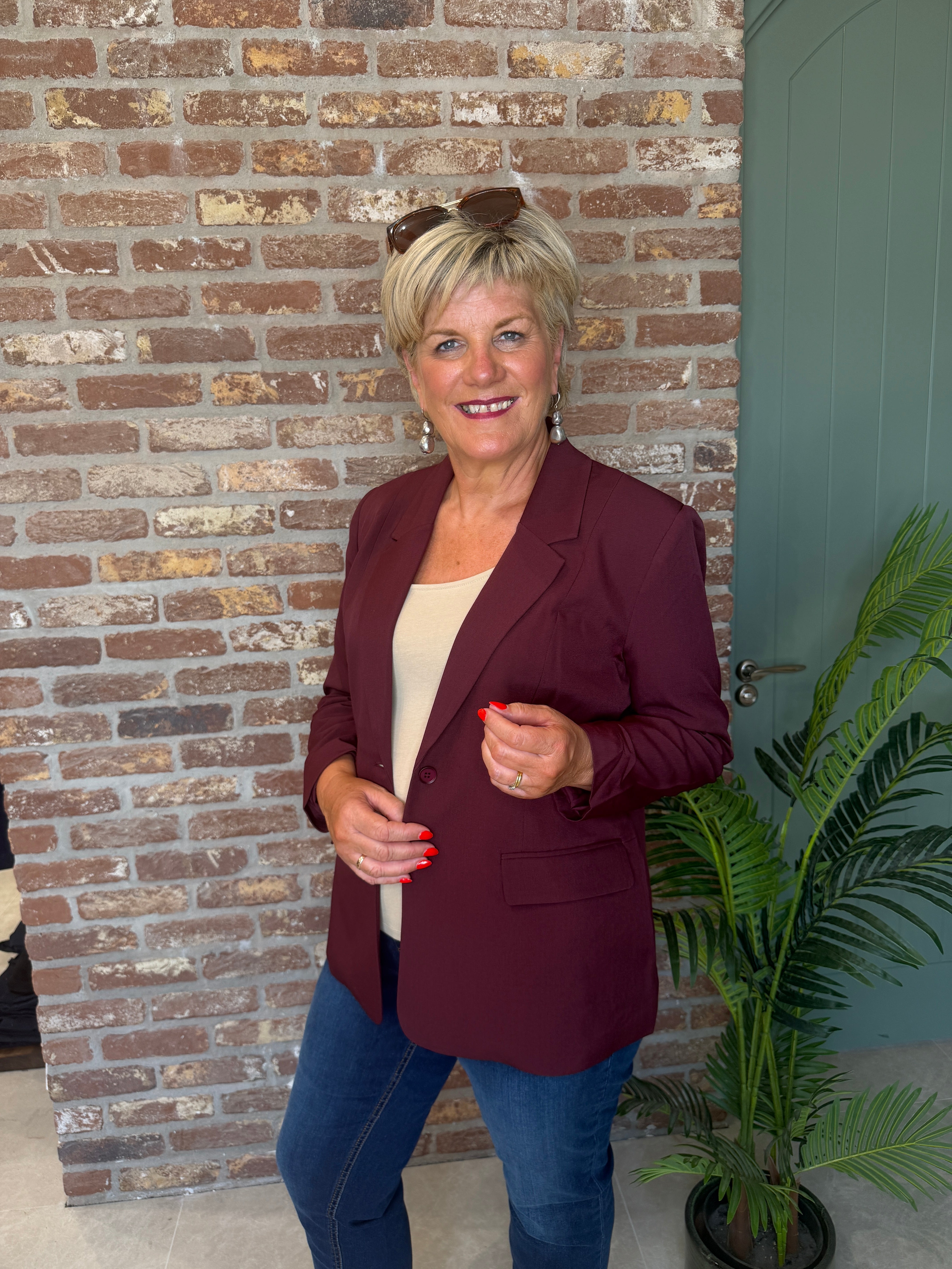Ichi Ihfava blazer In Port Royal Melange