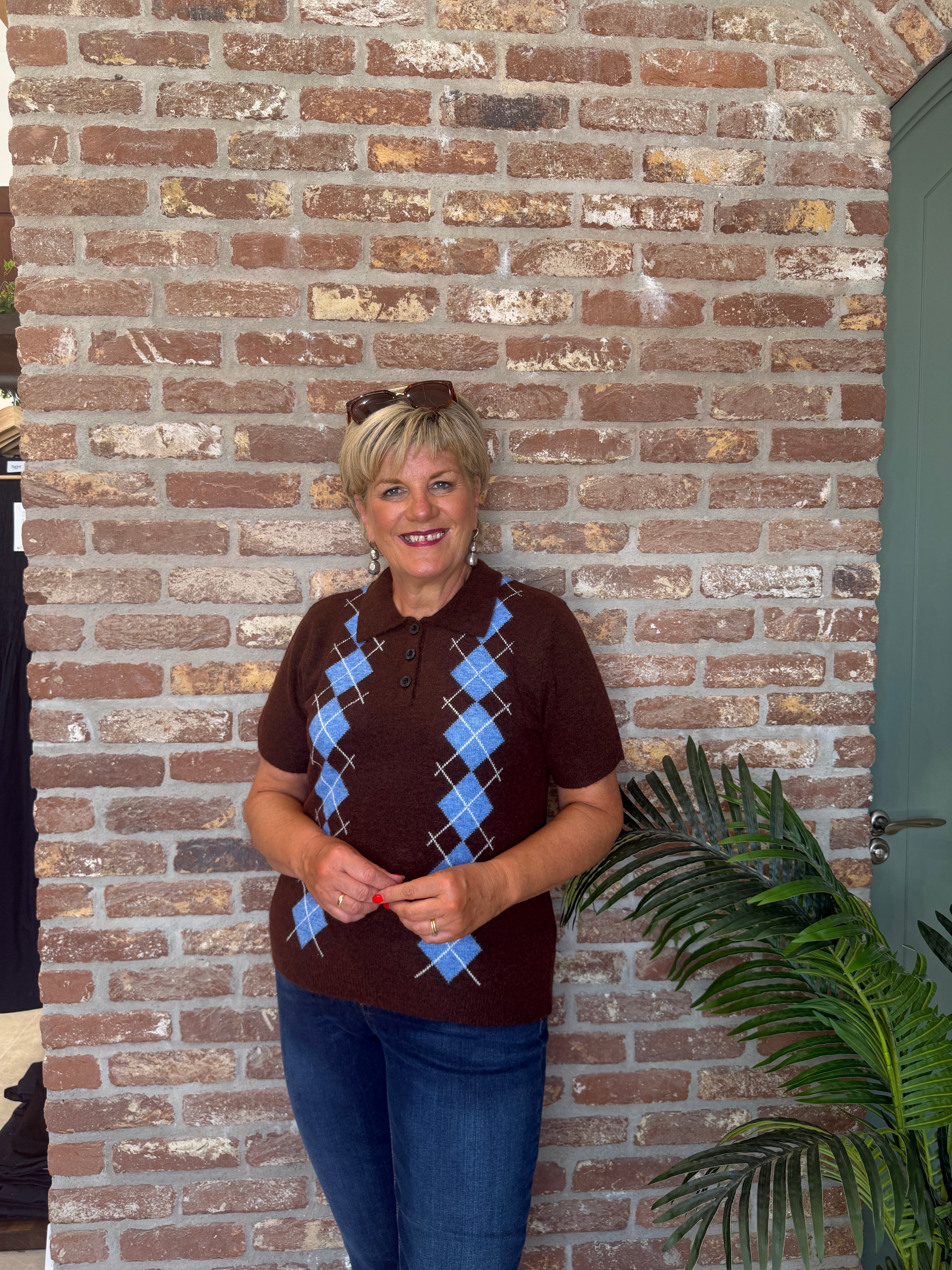 Ichi Idasila Pullover In Chicory Coffee Harlekin